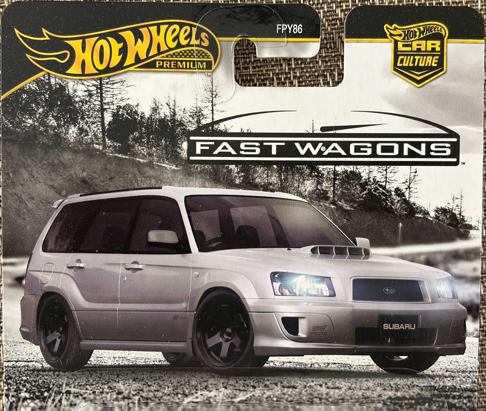 2025 Hot Wheels Car Culture Fast Wagons , Subaru Forester STI , Free shipping !
