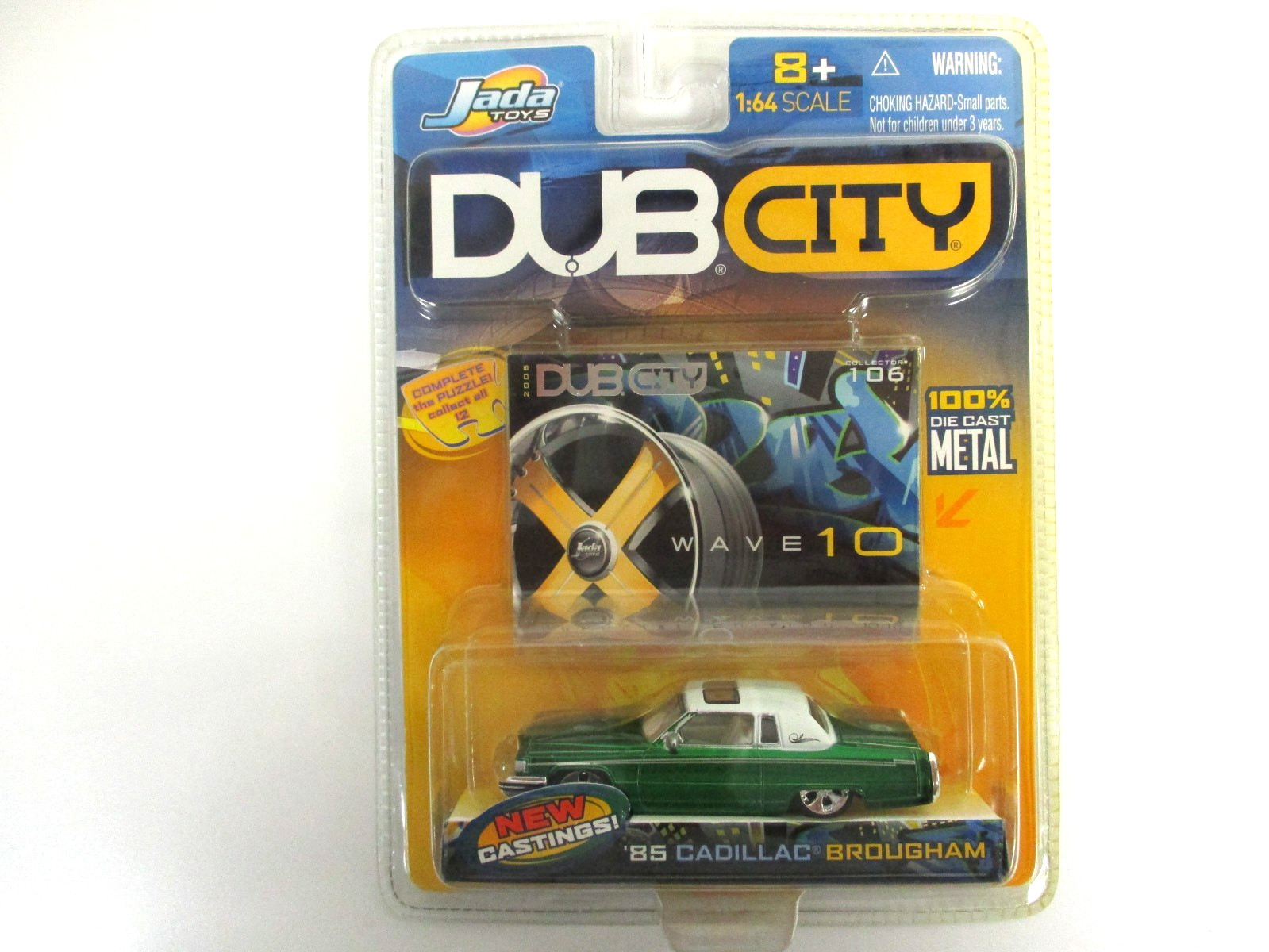 JADA – DUB CITY OLD SKOOL – 1985 CADILLAC COUPE DEVILLE BROUGHAM LOWRIDER – 1/64