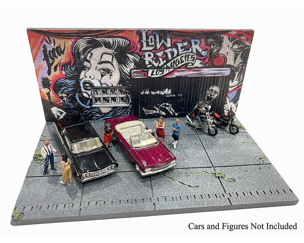 American Diorama 1:64 LA Street Art Diorama Lowrider – MiJo Exclusives