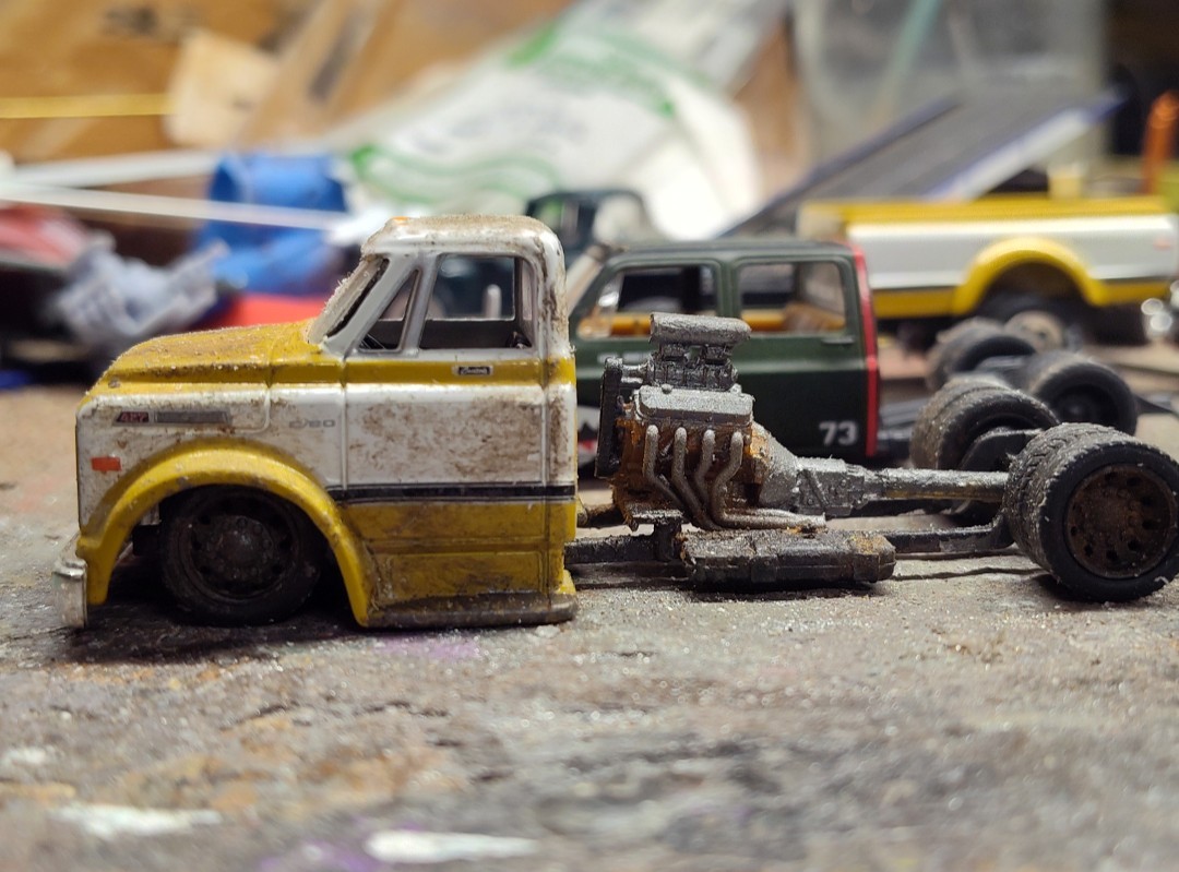 Custom C60 164 Scale Rat Rod Diorama Display Piece