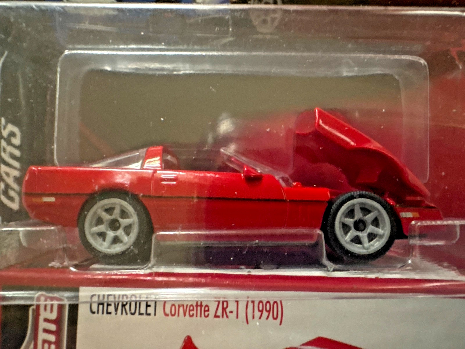 Majorette CHEVY CORVETTE ZR1 King of the Hill red approx 1:64 sealed new