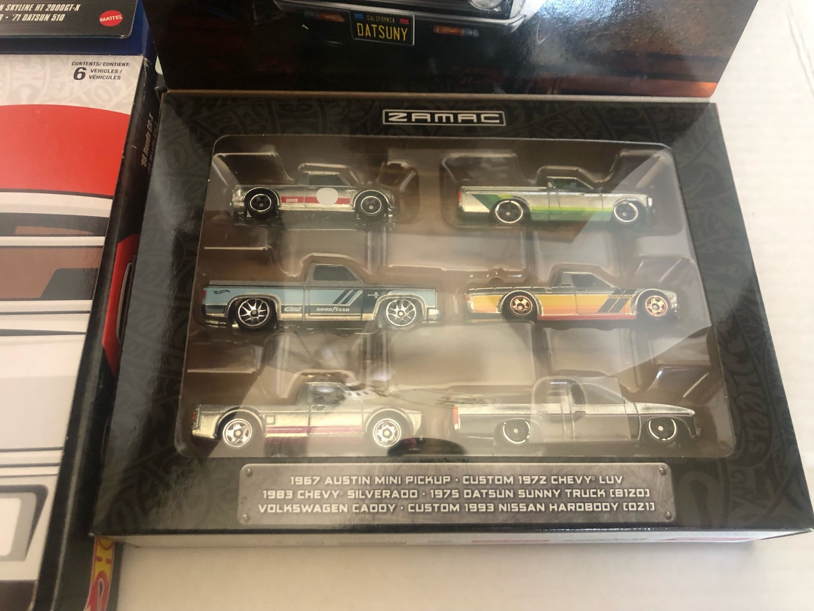 Hot Wheels Zamac Box Set Lot of 4 Sets Trucks JDM Mazda Nissan Honda Chevy