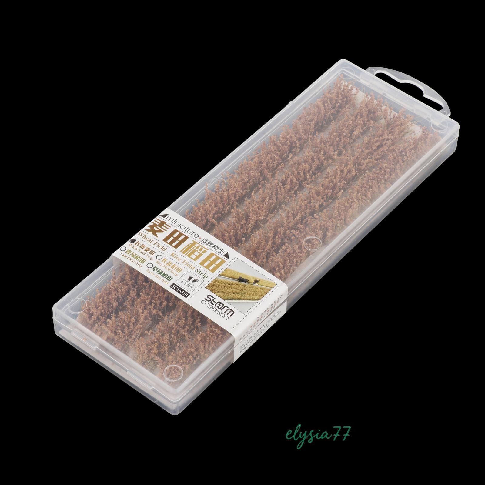 1:72 1:87 Diorama DIY Wheat Field Model Mini Terrain Lawn Landscape Scenery