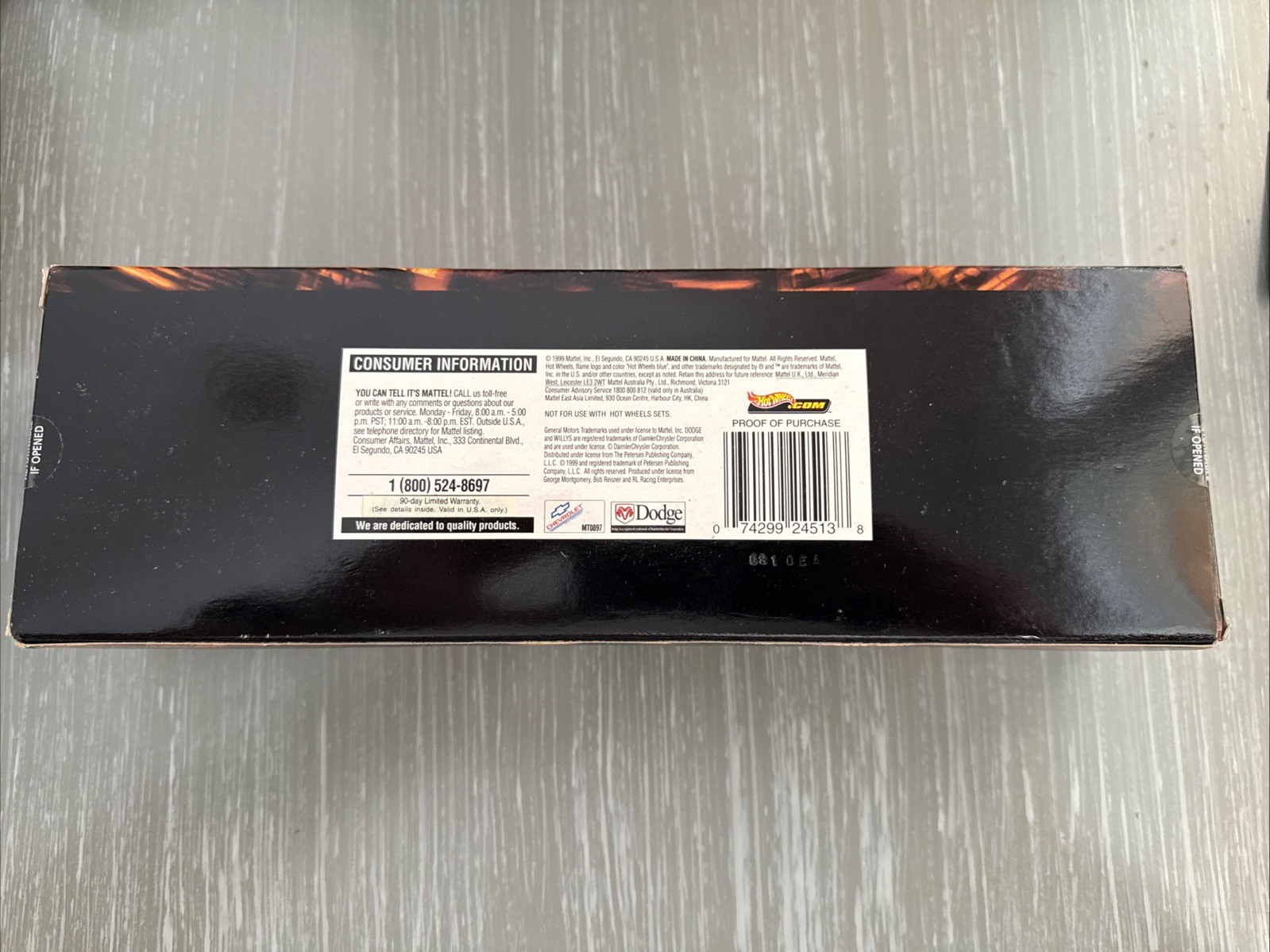 NEW 1999 Hot Wheels Collectibles Hot Rod Series 4 Hot Rod Magazine 4-Car Set
