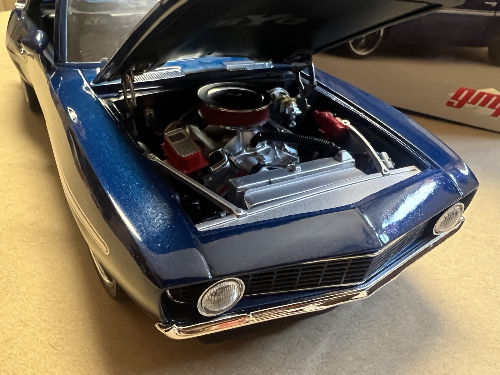 1/18, 1969 CAMARO YENKO/SC STREET FIGHTER IN BLUE, #28 OF 996.