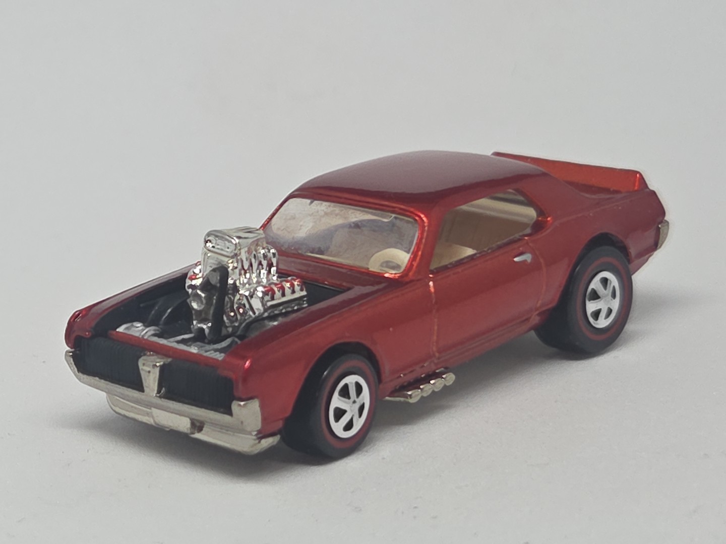 1998 Hot Wheels 30th Anniversary Nitty Gritty Kitty Custom Cougar Red Redline