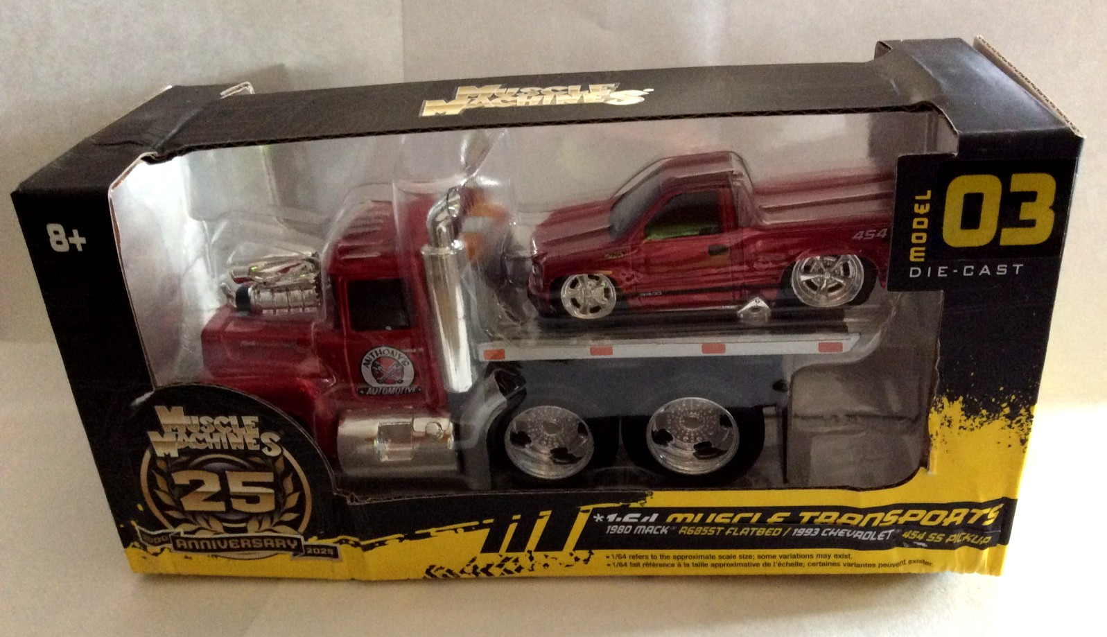 Muscle Machines 25 TH Transports 03 – Mack Truck & 1993 Chevrolet 454 SS Truck –
