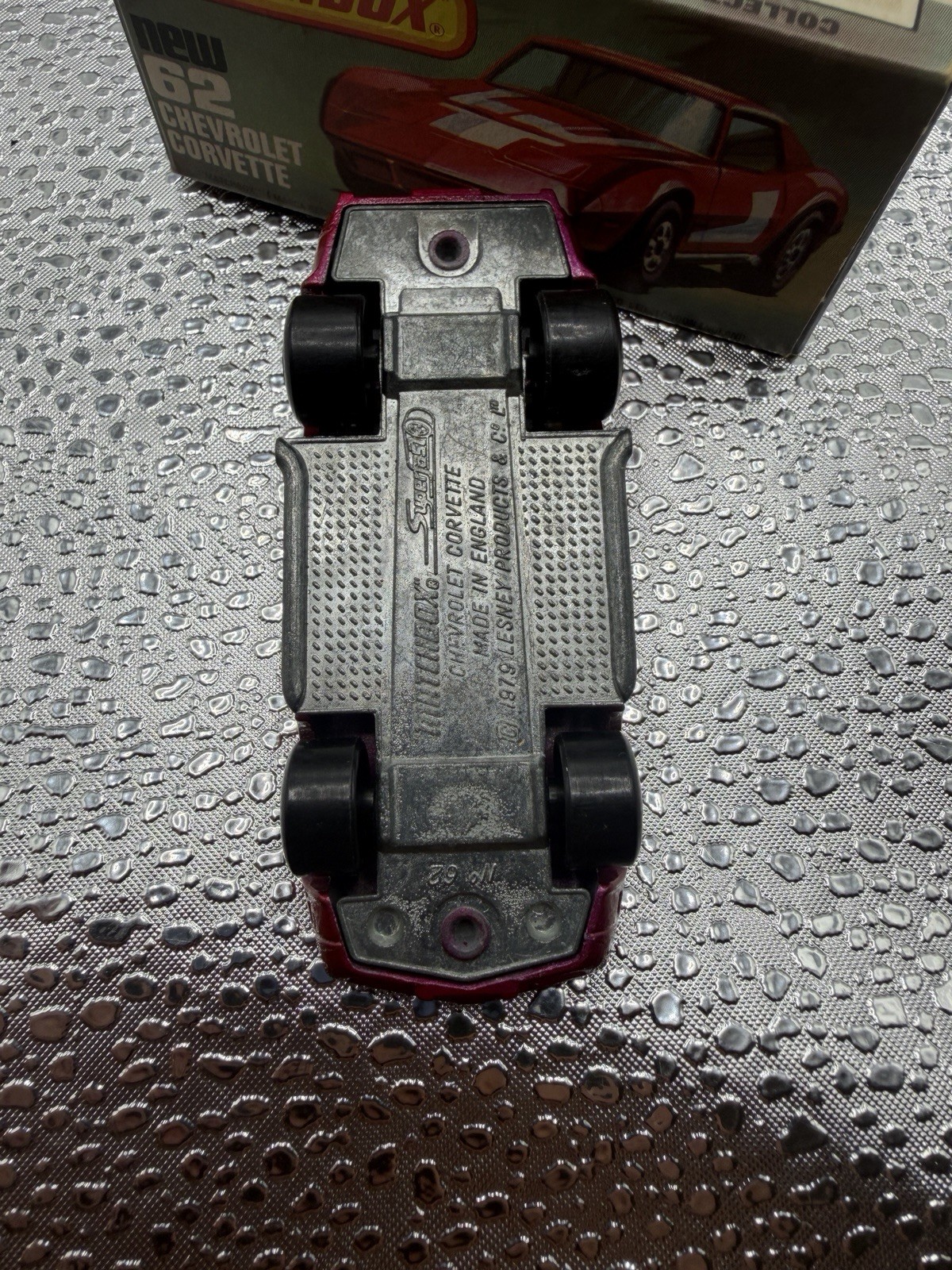 Matchbox Super Fast- Chevrolet Corvette – #62- 1979 Lesney England Pristine!