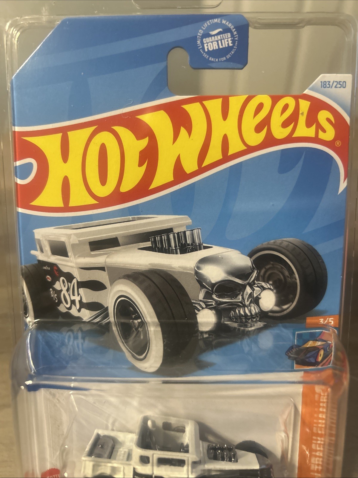 Hot Wheels Treasure Hunt Bone Shaker In Protector Collectors