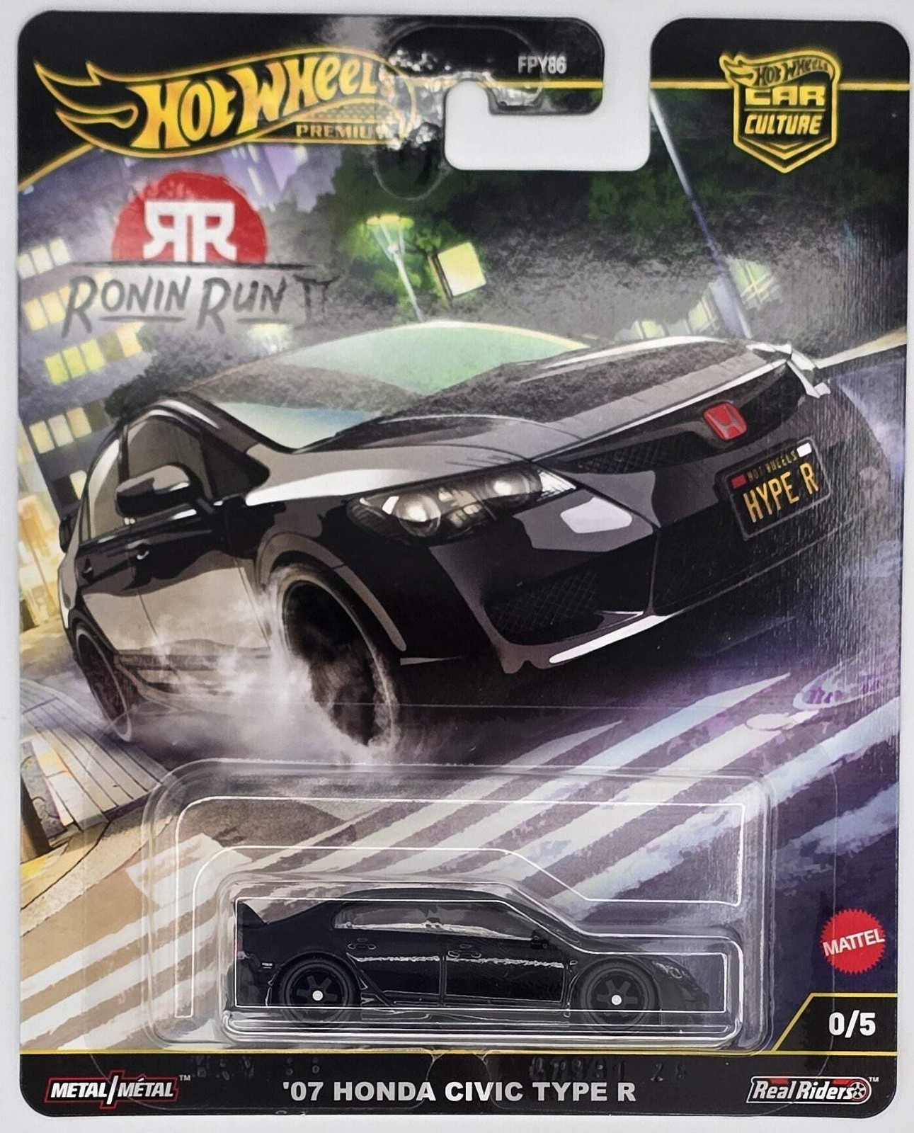 Hot Wheels Car Culture Ronin Run II 1:64 Premium Set | Sealed Case & Chase Varia