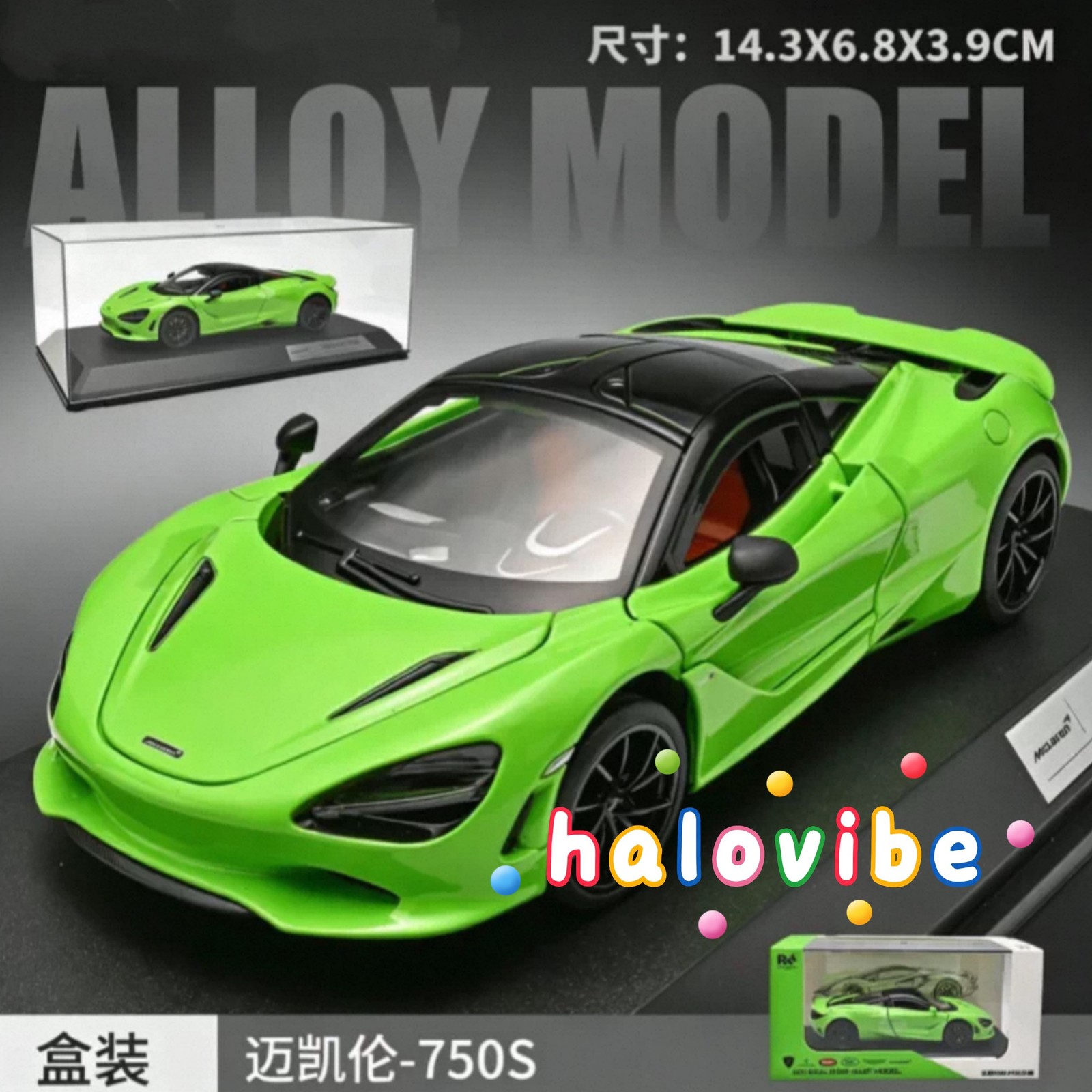 1/18 McLaren 750S High-performance Alloy Supercar Model Ideal Gift for Toy Car