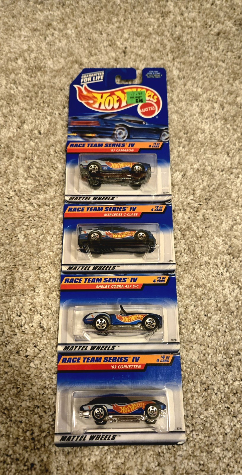 1997 Hot Wheels Race Team Series III And IV