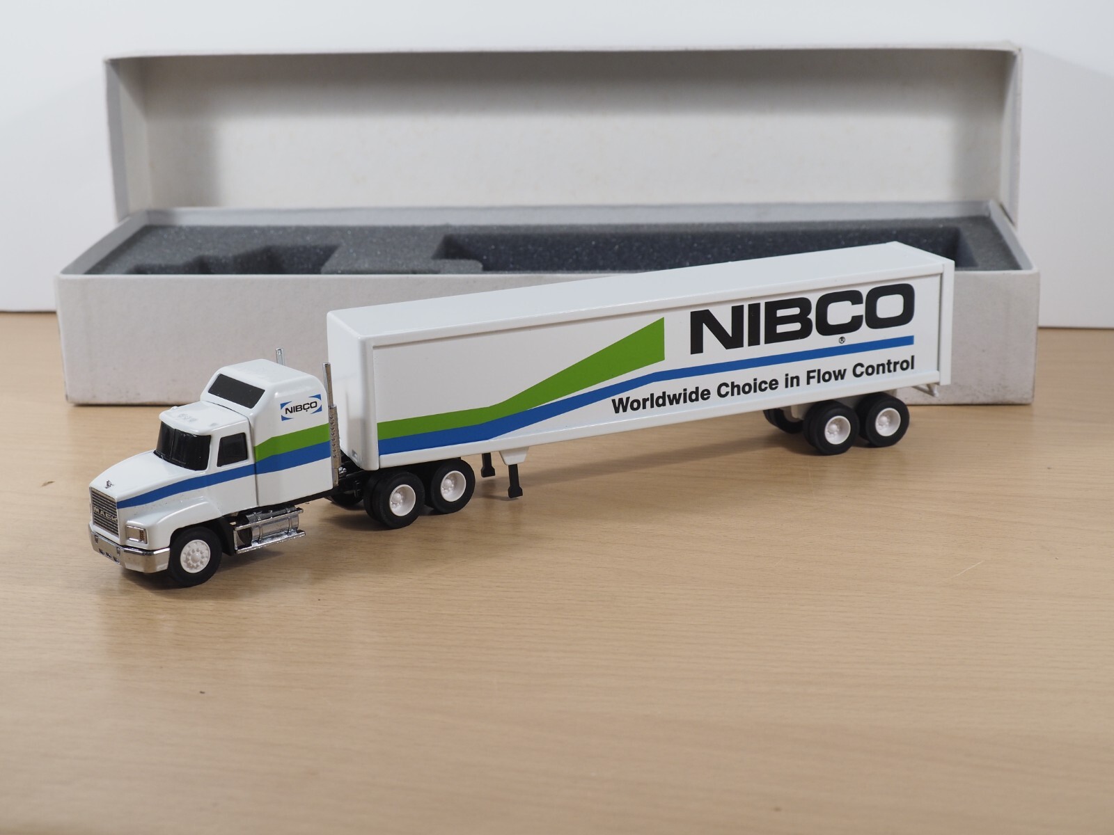 Vintage NIBCO Mack Tractor & Trailer Die-cast By Penyjoy 1:64 NIB Made in USA