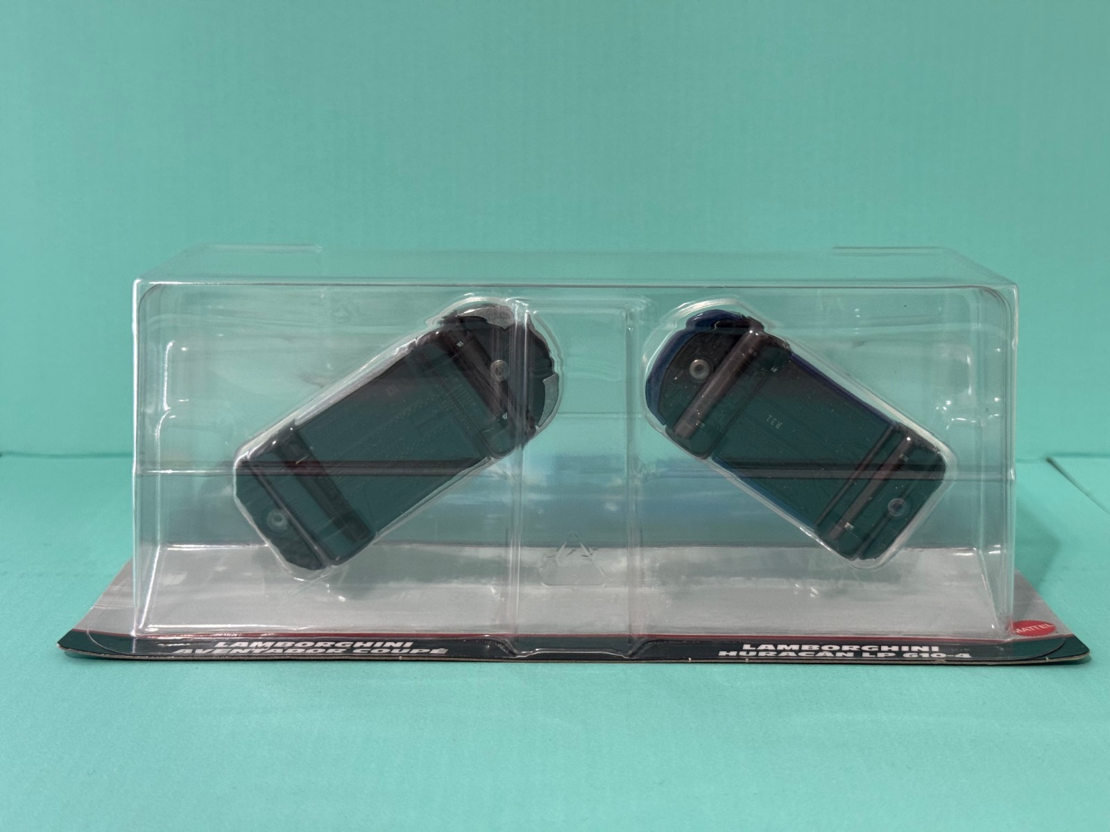 HOT WHEELS TWIN PACK 2 CAR SET LAMBORGHINI AVENTADOR & HURACAN 1:64 3+