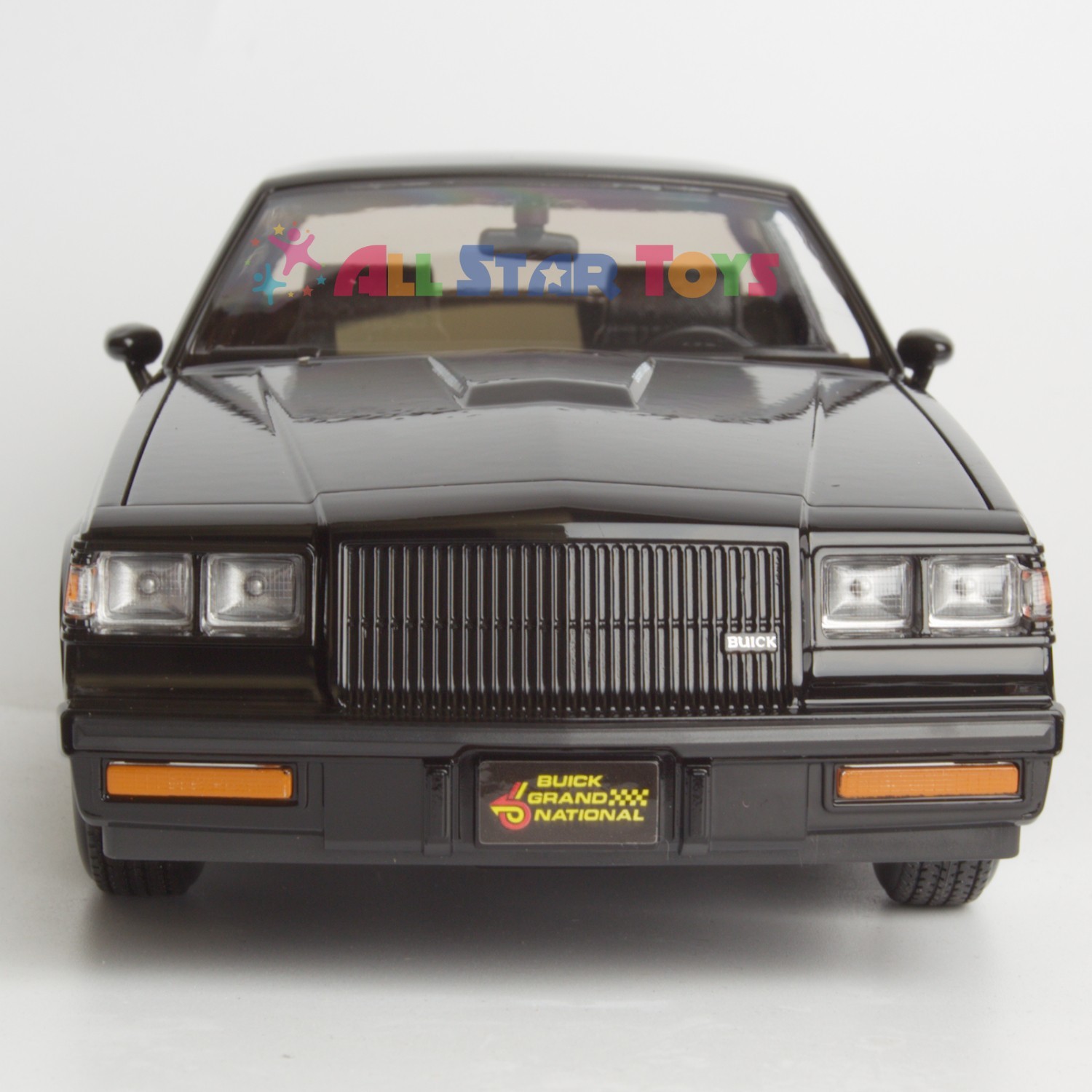 1987 BUICK REGAL GRAND NATIONAL BLACK 1/18 DIECAST MODEL CAR MAISTO 31479
