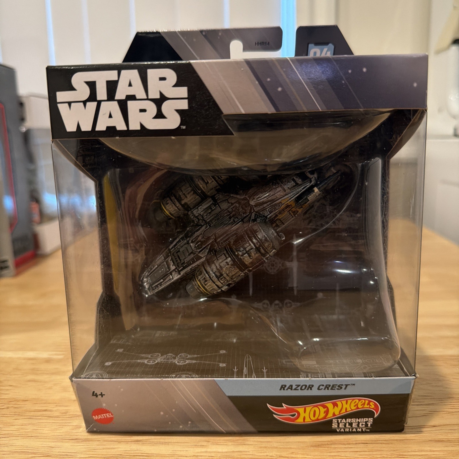 Hot Wheels Star Wars Starships Select Razor Crest Battle Damage Variant 04 Chase