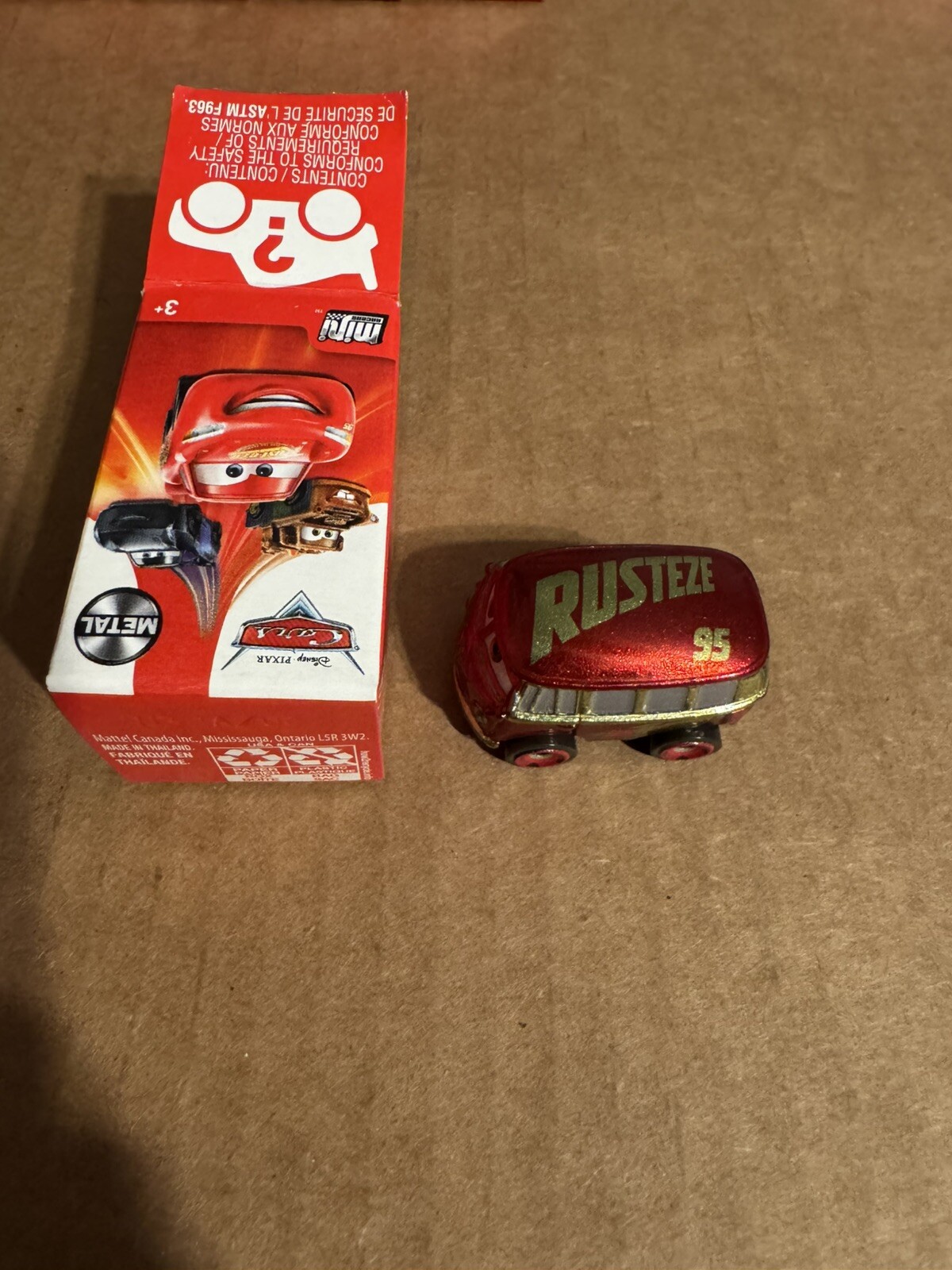 2021 Disney Pixar Cars Mini Racers RUST-EZE WRAP FILLMORE Racing Series 1 #4