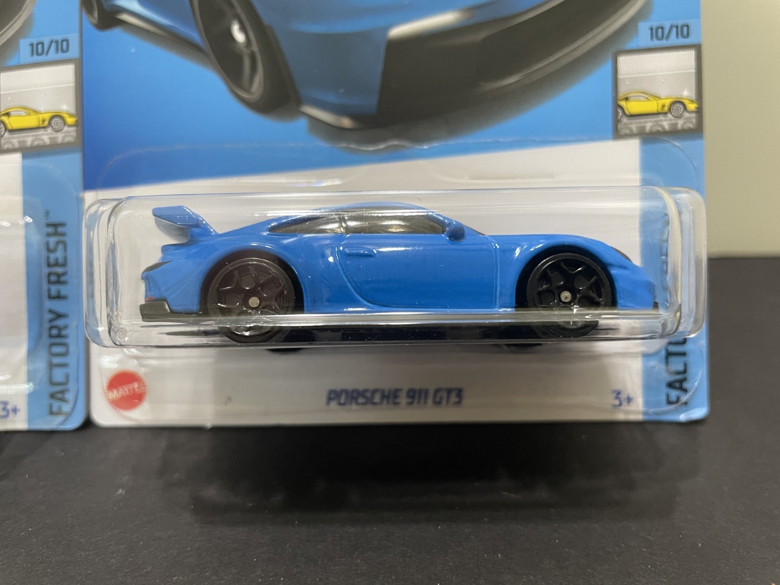 LOT HOT WHEELS PORSCHE 911 GT3 RLC REDLINE CLUB FACTORY SEALED SET BLACK & BLUE