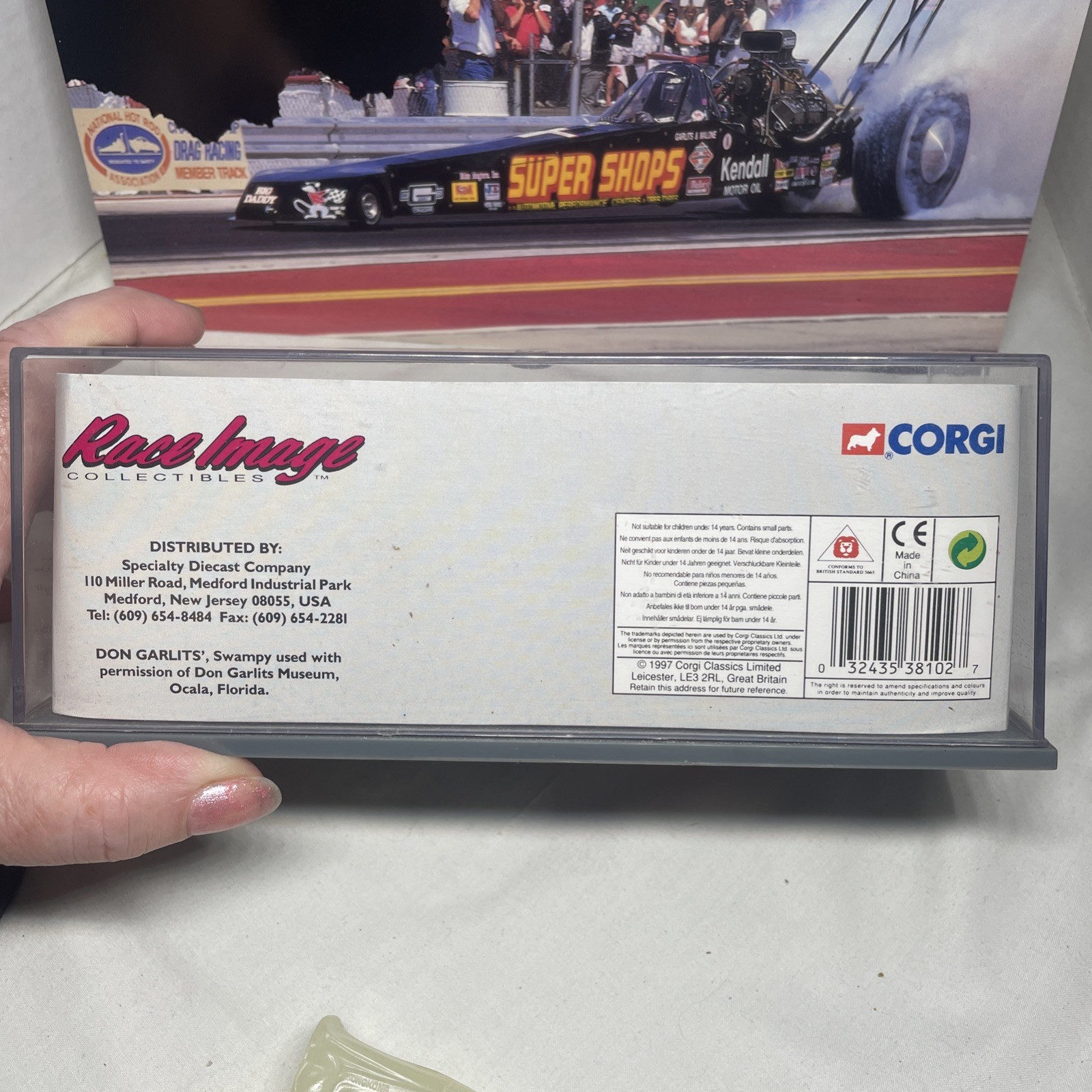 Corgi Don Garlits 1:43 1964 Dodge Dragster Tom McEwen Autographed LE 2193/3000