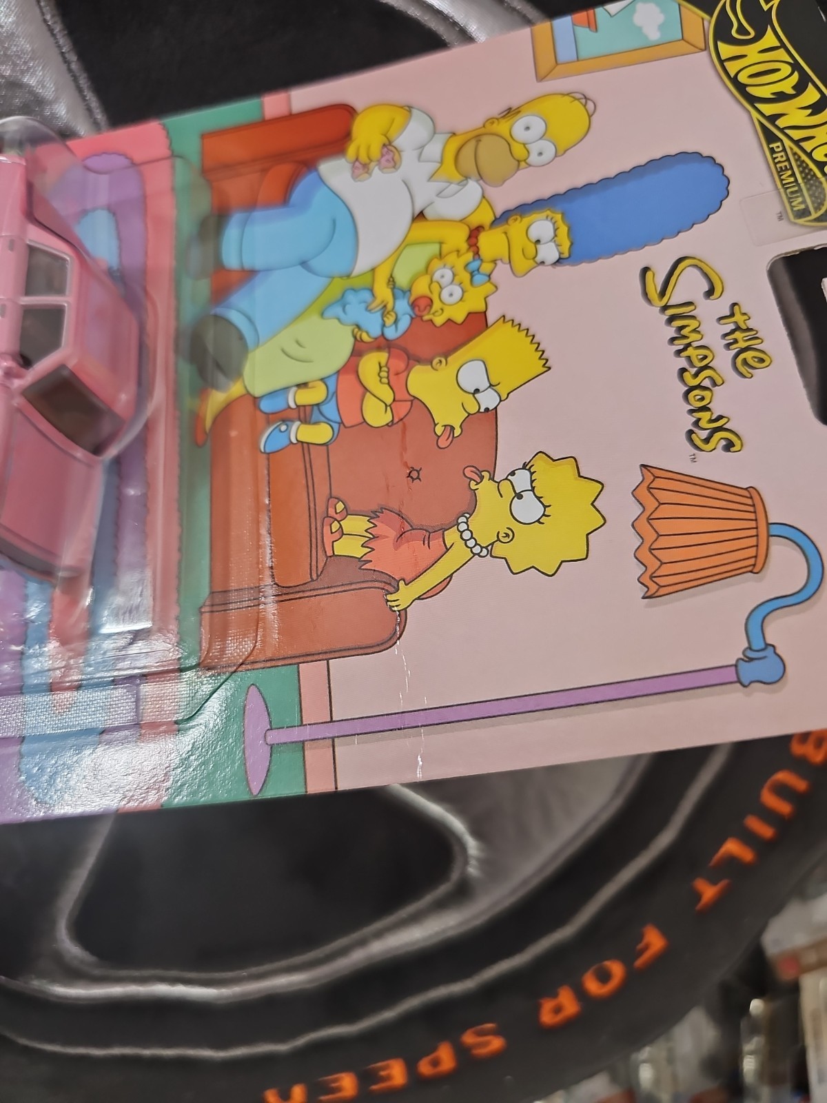 Hot Wheels Pop Culture The Simpsons Family Car 2026 New Release Creased Card