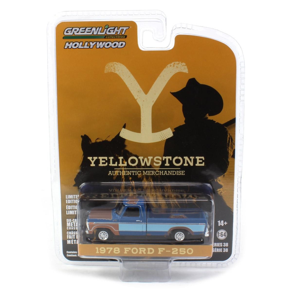 Greenlight 1/64 1978 Ford F-250, Yellowstone, Hollywood Series 38 44980-E