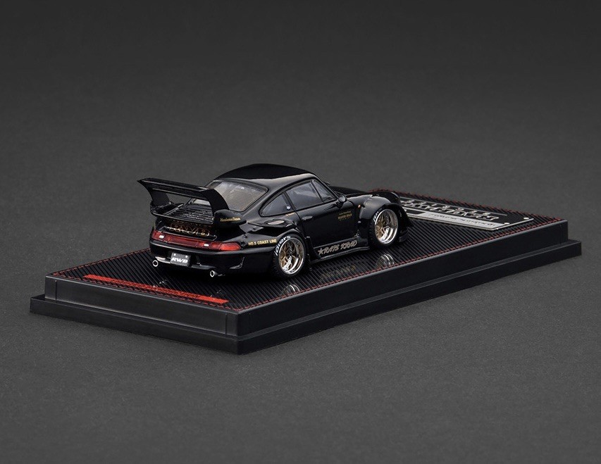 Ignition Model Porsche Rauh-Welt Begriff RWB 993 Black 1/64