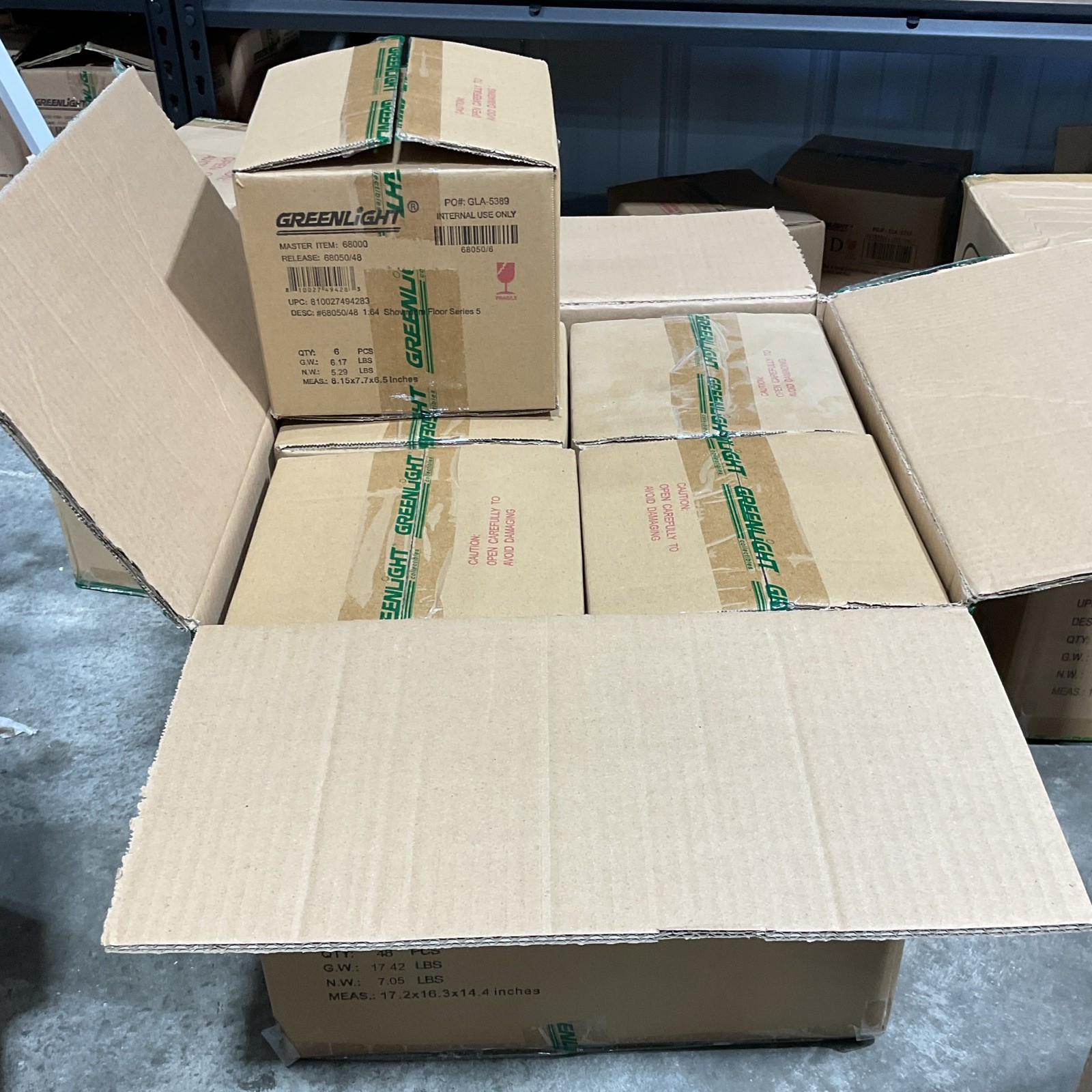 Greenlight Showroom Floor Series 5 1:64 Diecast Vehicles Cases