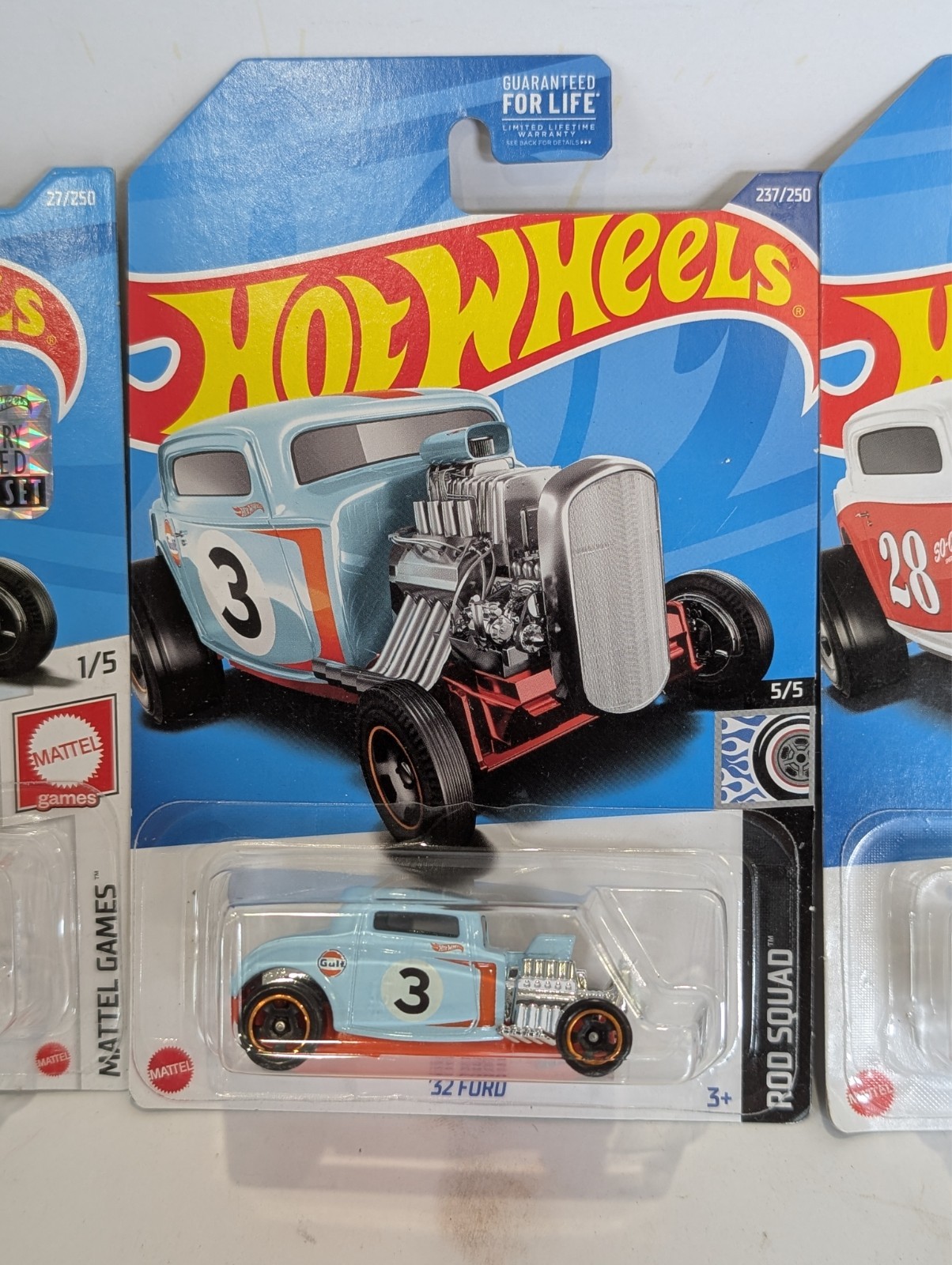 2021 Hot Wheels 32 Ford – Lot of 4 Retro Racers Mattel Games