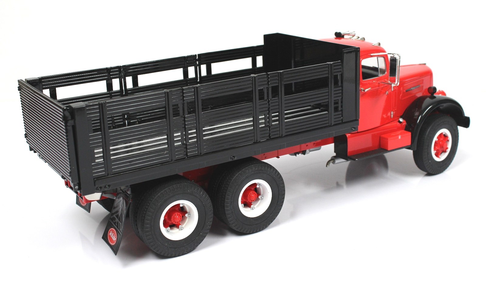 Fumby Street Motors 1957 White WC-22 Stake Truck 1:15 MIB Ltd Edition Red Black