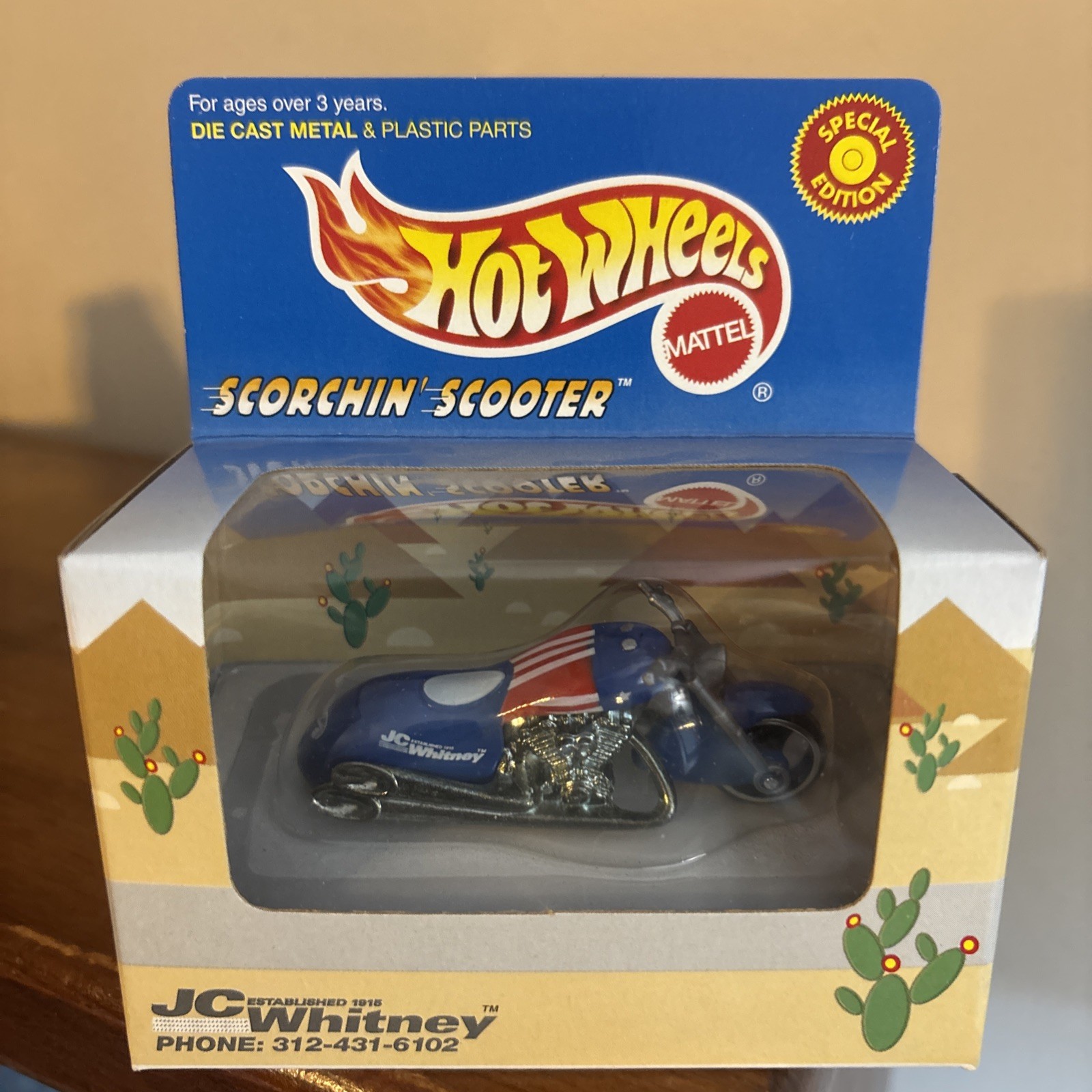Hot wheels JC Whitney 1997 &1999 Scorchin Scooter’s