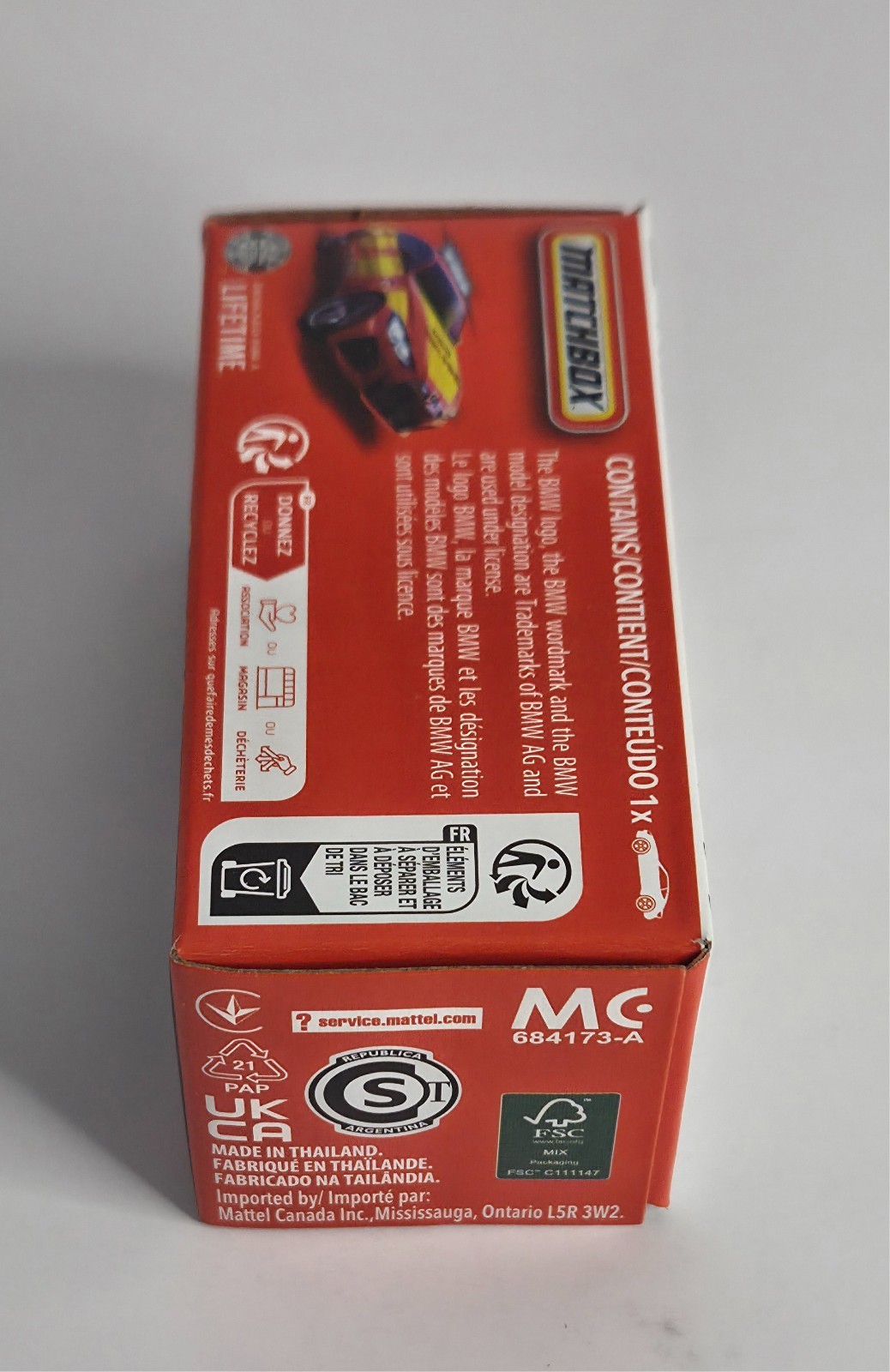 BMW i4 Police (FIRE) 74/125 Matchbox 2026 POWER GRABS JHR83 MBX Rescue red