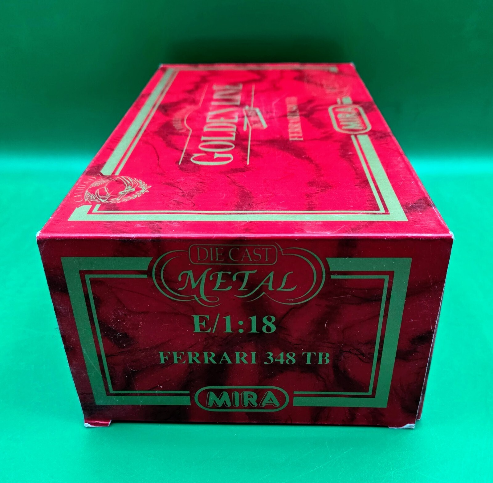 1:18 MIRA GOLDEN LINE COLLECTION RED FERRARI 348 TB #R6301 NEW IN BOX