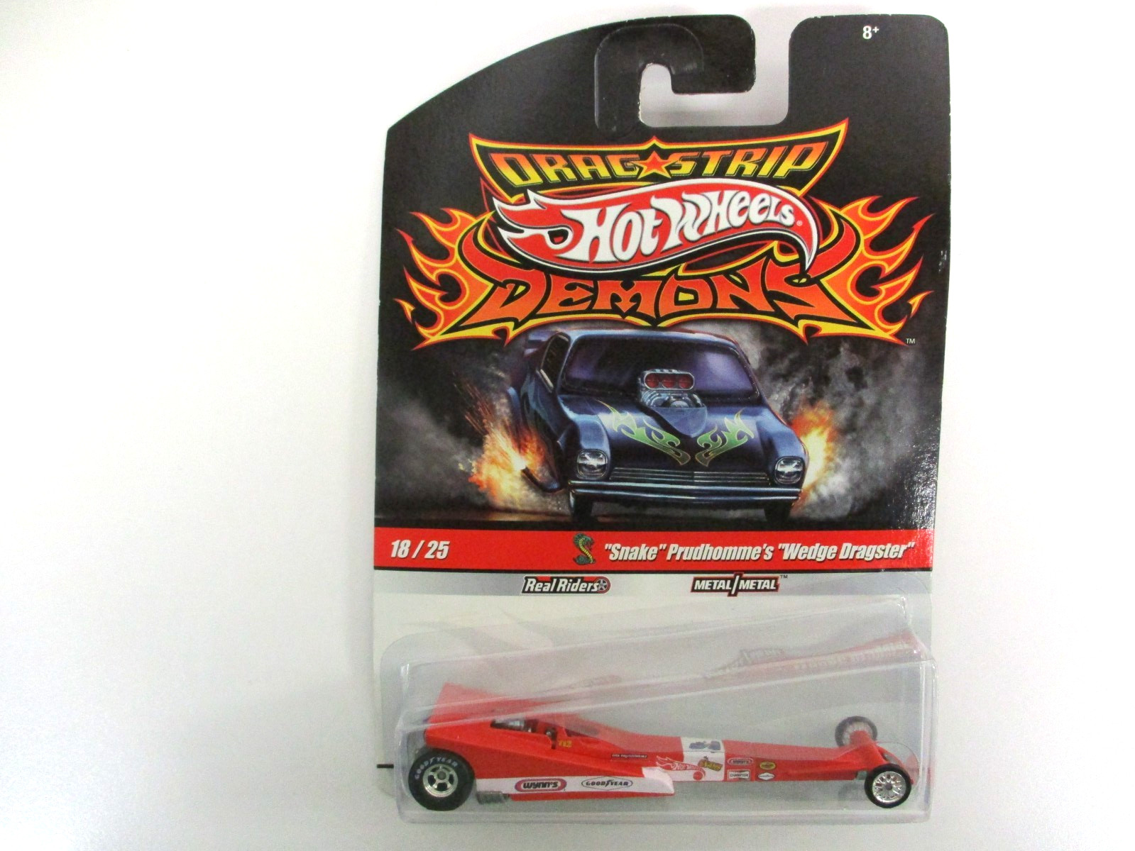 HOT WHEELS – DRAG STRIP DEMONS – DON “THE SNAKE” PRUDHOMME T/F WEDGE DRAGSTER