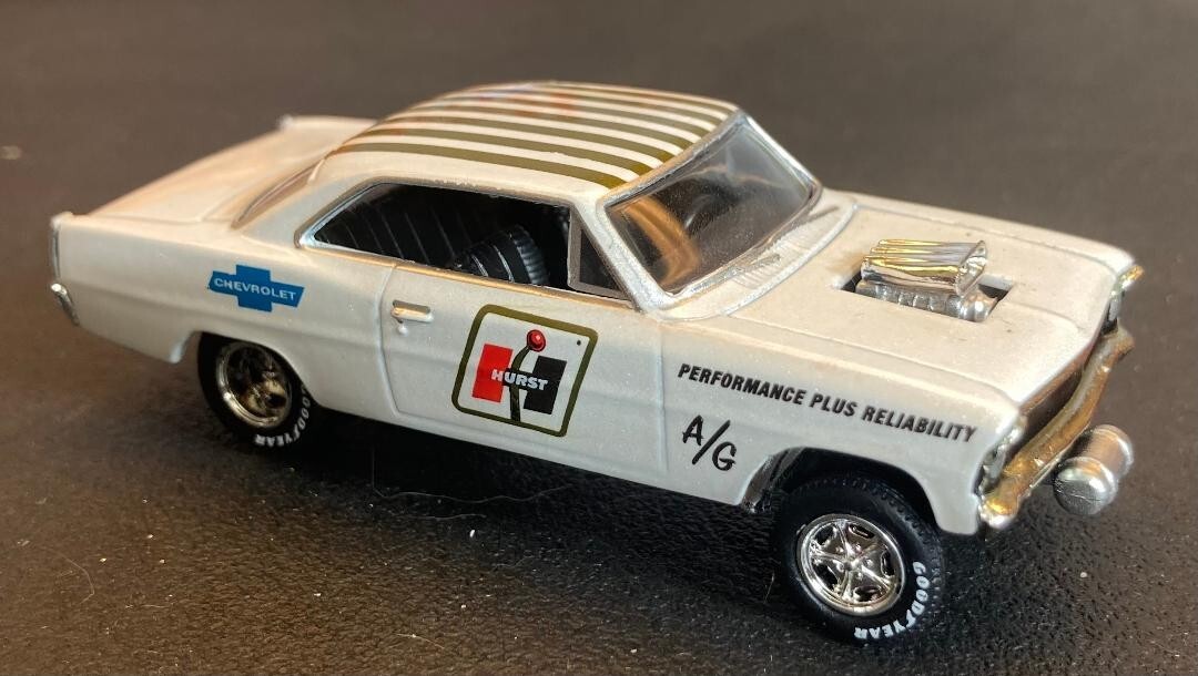 1967 CHEVY NOVA A/GAS BLOWN & INJECTED GASSER HURST NHRA DRAG RACING MIP