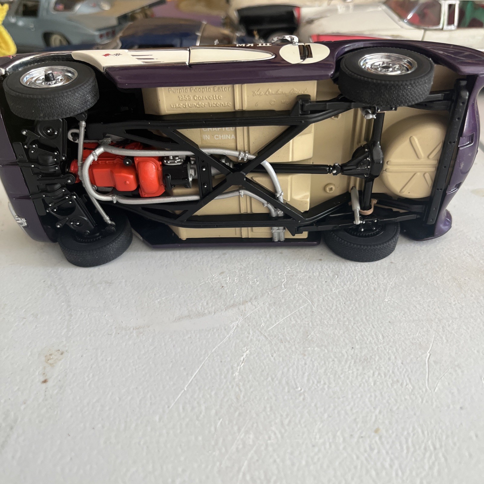 Danbury Mint 1:24 1959 Chevrolet Corvette Purple People Eater MK III Jim Jefford