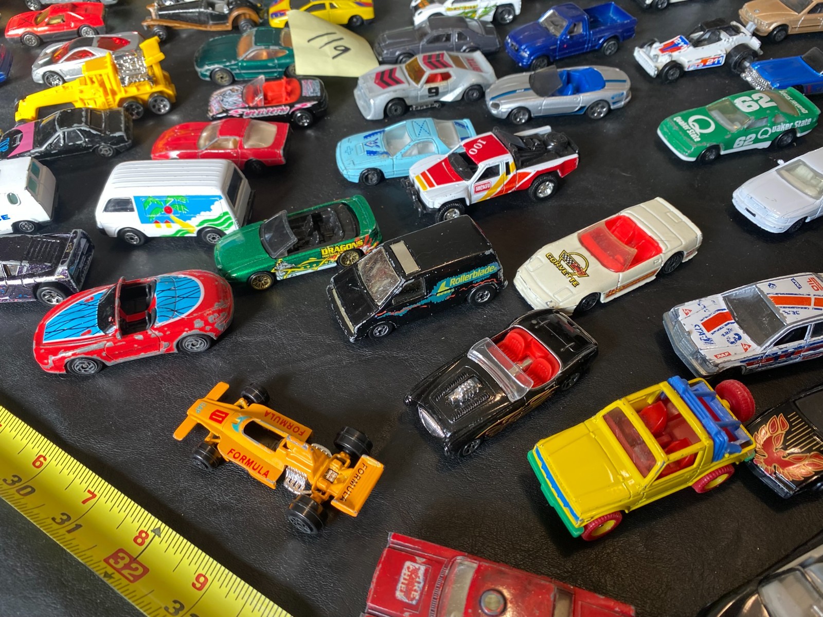 1:64 diecast car lot 119 cars truck mixed brands matchbox hot wheels etc.