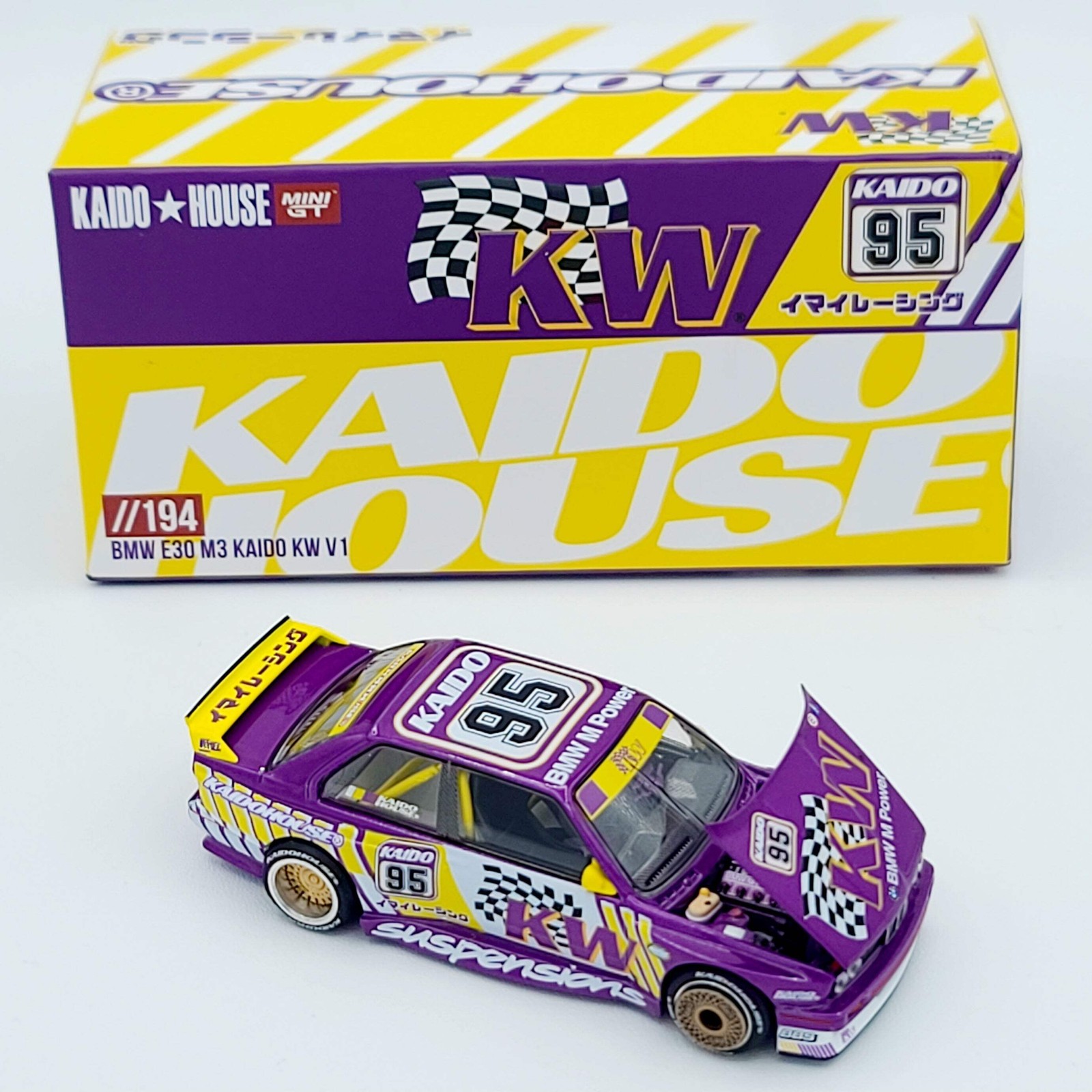 Kaido House x Mini GT BMW M3 Kaido KW V1 – 1:64 (2025 Limited Edition)