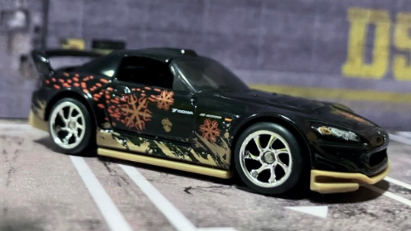 CUSTOM Black Honda S2000 • Chrome Real Riders • 2026 Hot Wheels F&F • HTF