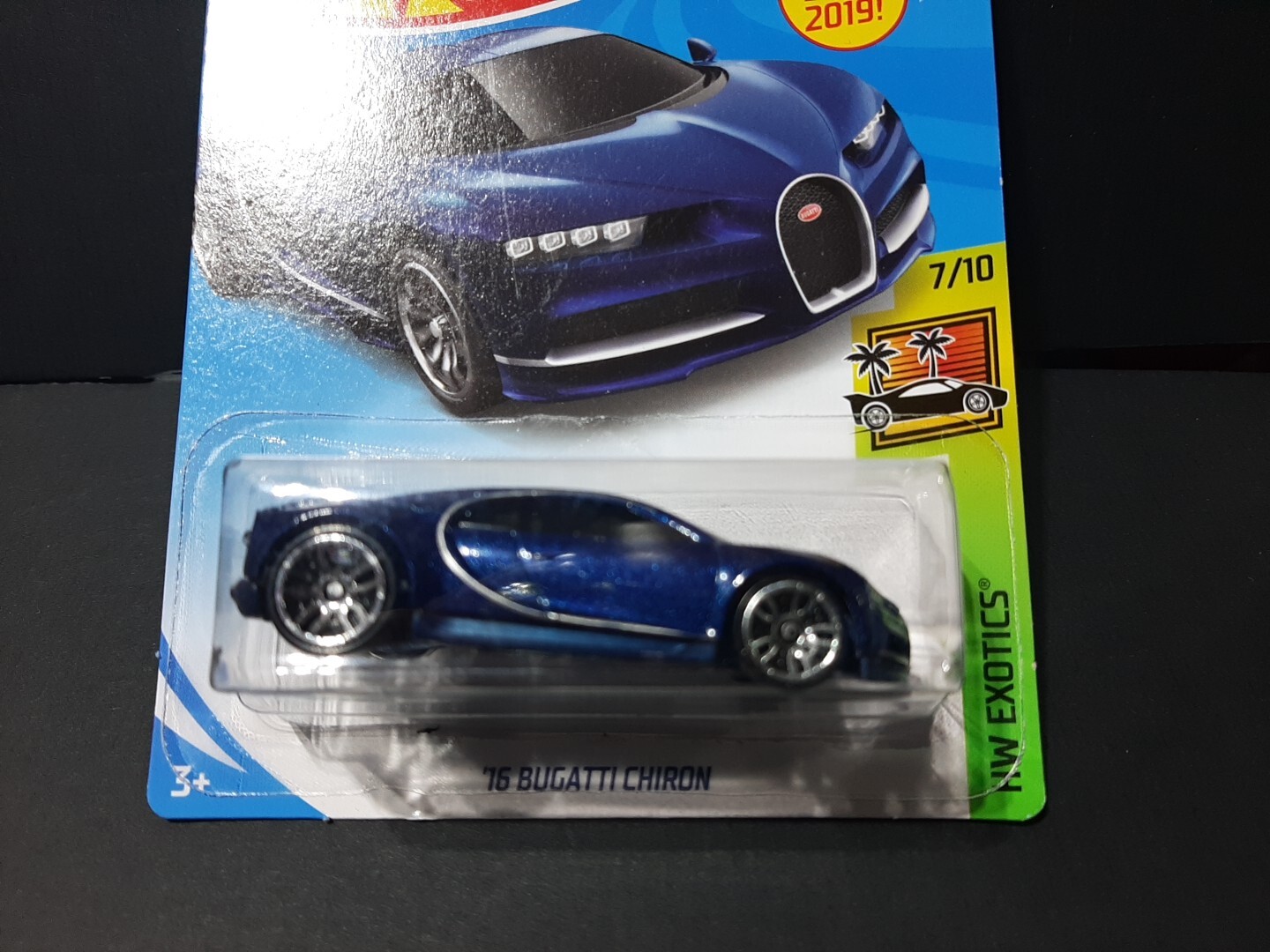 48 Car Lot Hot Wheels 2016 Bugatti Chiron Cars Mixed Blue / Black & MONTH Card