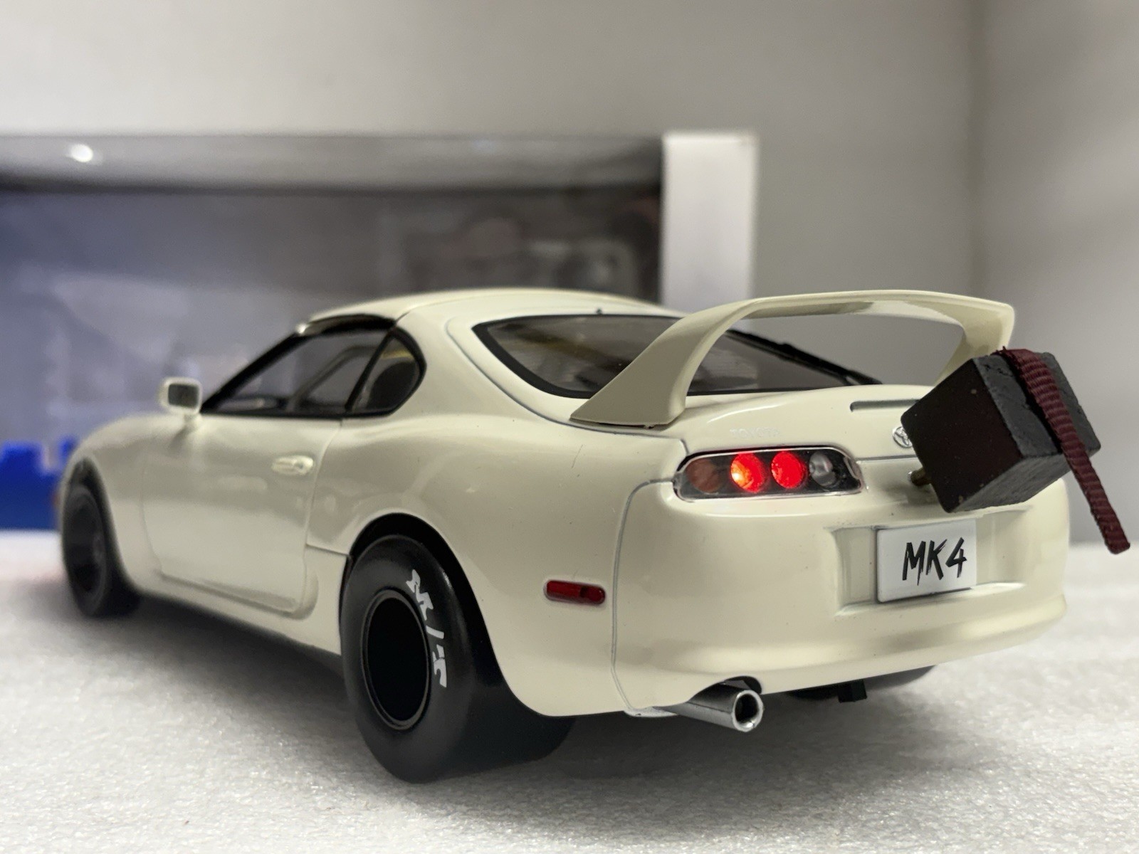 Solido 1/18 TOYOTA SUPRA MK4 JDM Dragster Diecast Drag LED WORKING LIGHTS