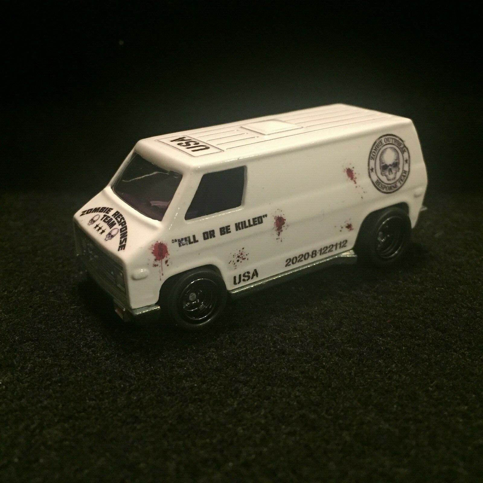 Clear 1:64 Waterslide Decal for JDM VW Silverado Camaro Zombie Walking Dead