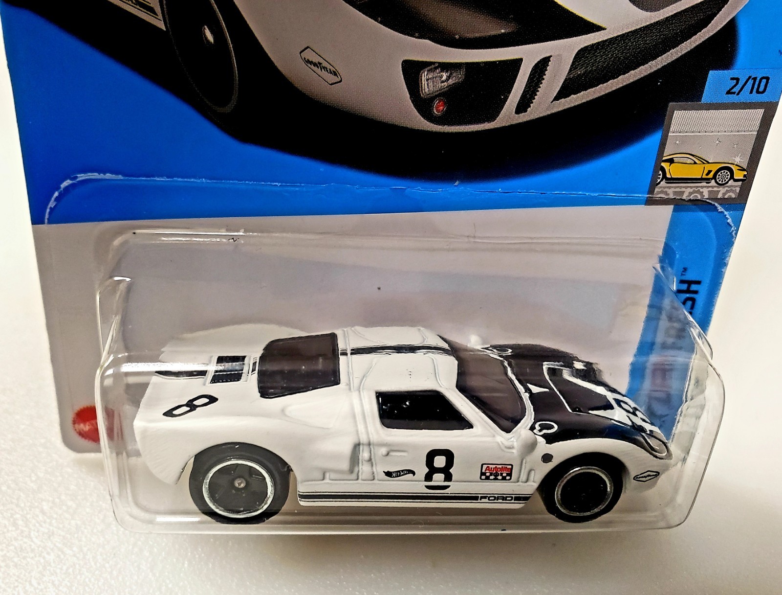 2024 Hot Wheels White Ford GT40 12/250 Factory Fresh 2/10
