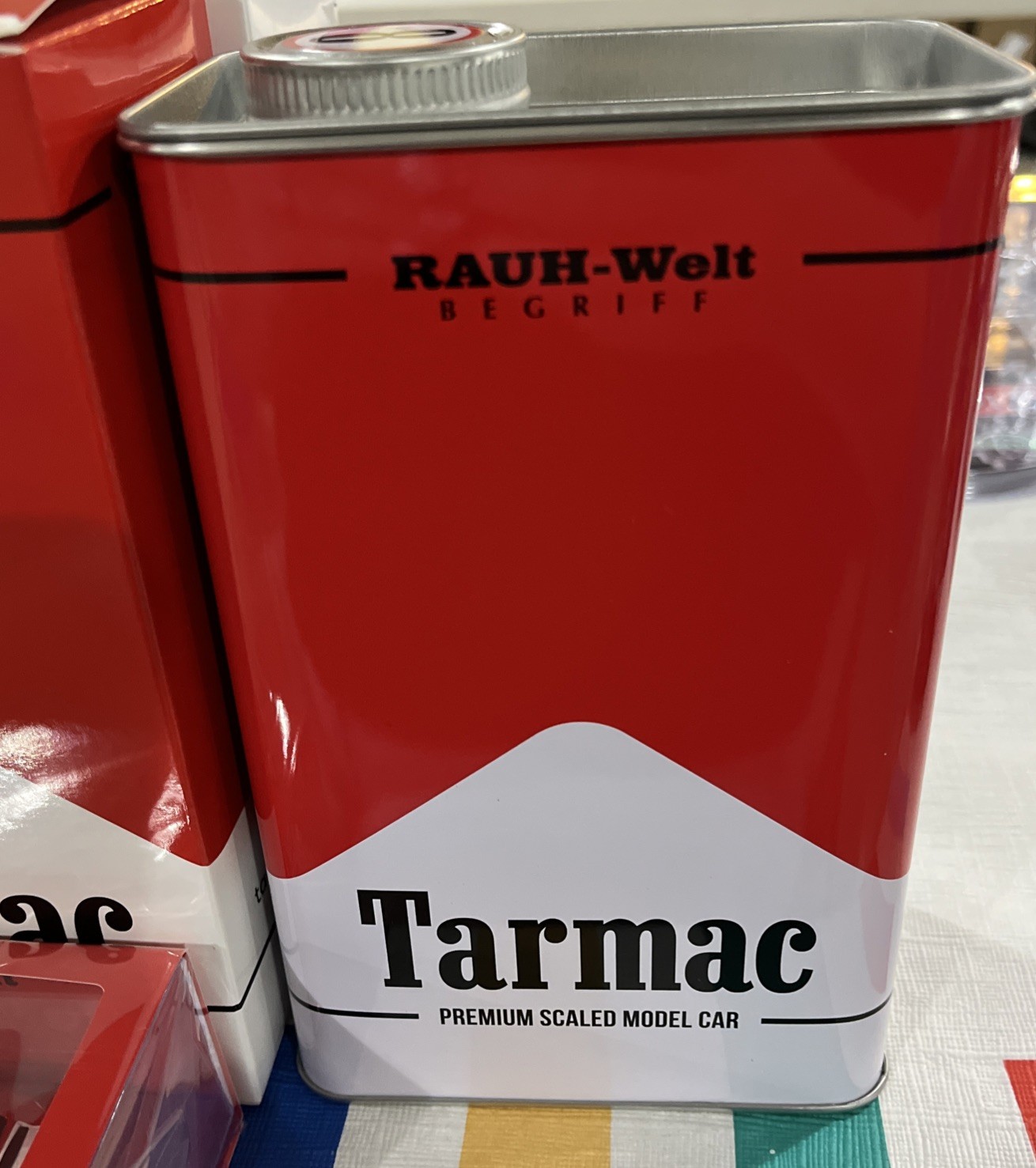 NIB 1/64 Tarmac Works Porsche RWB 993 Morelow In Metal Oil Can