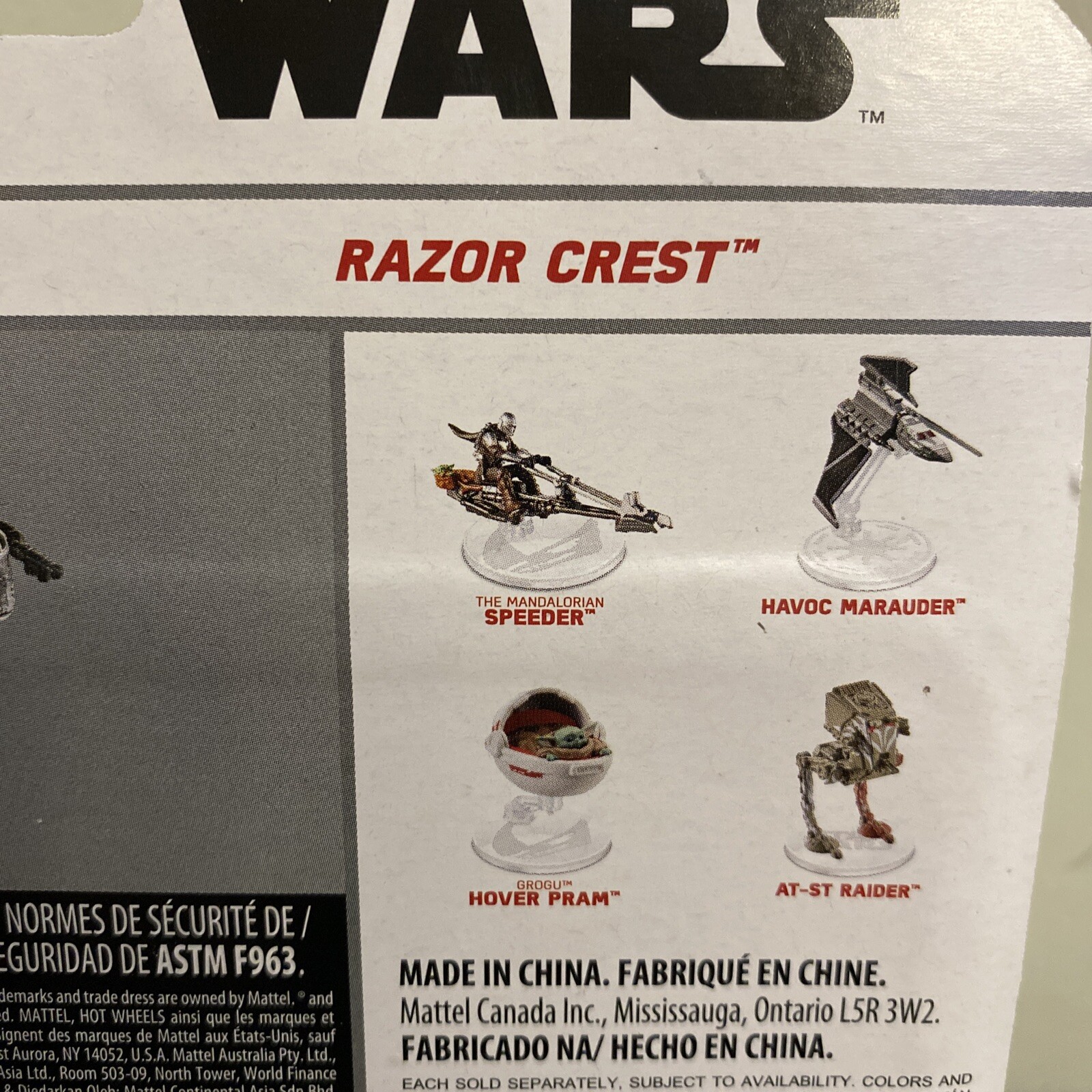 Hot Wheels Star Wars Starships Mandalorian Razor Crest