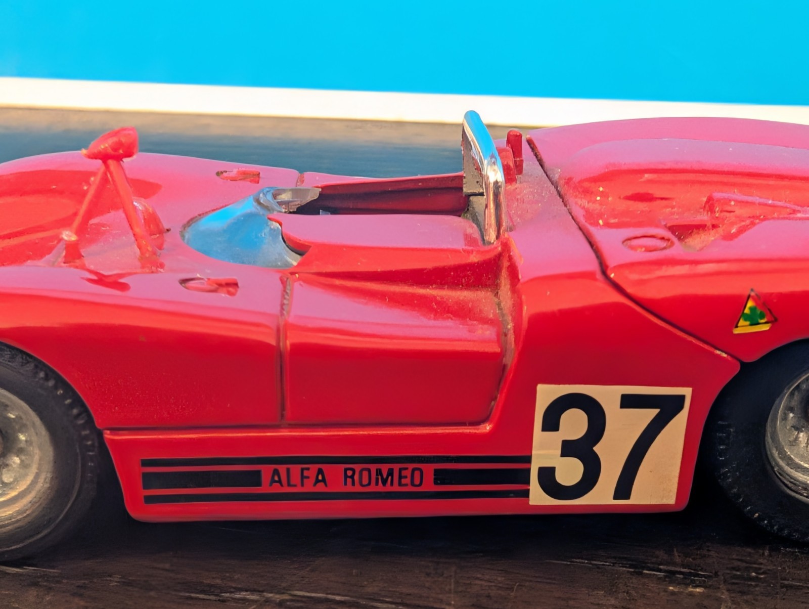 SOLIDO 1/43 Alfa Romeo Long Tail 33-3 Red No Box Great condition