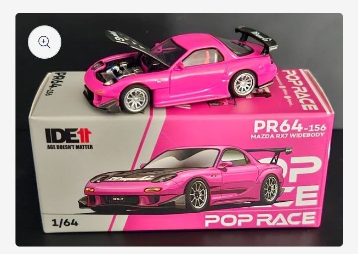 PR64 Mazda RX7 Widebody 2024 indonesia diecast expo Pink 1:64 PR640156 unsealed