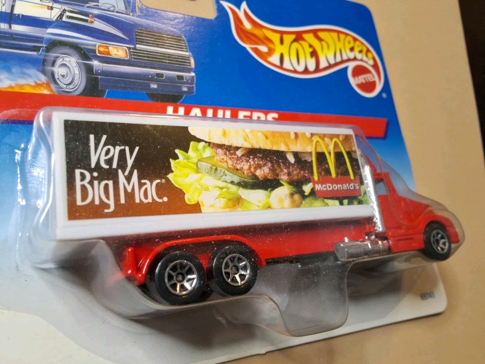 Vintage Hot Wheels Haulers McDonald’s – Very Big Mac Die-Cast Truck 1996