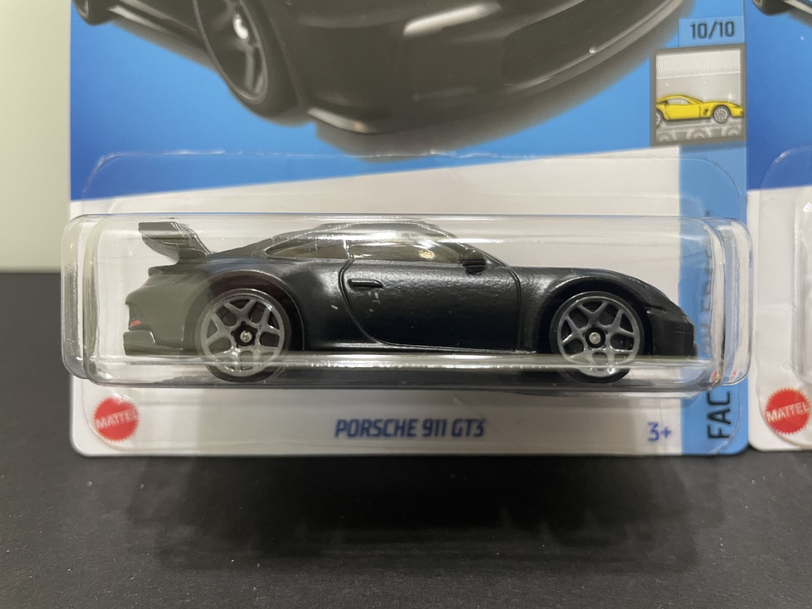 LOT HOT WHEELS PORSCHE 911 GT3 RLC REDLINE CLUB FACTORY SEALED SET BLACK & BLUE