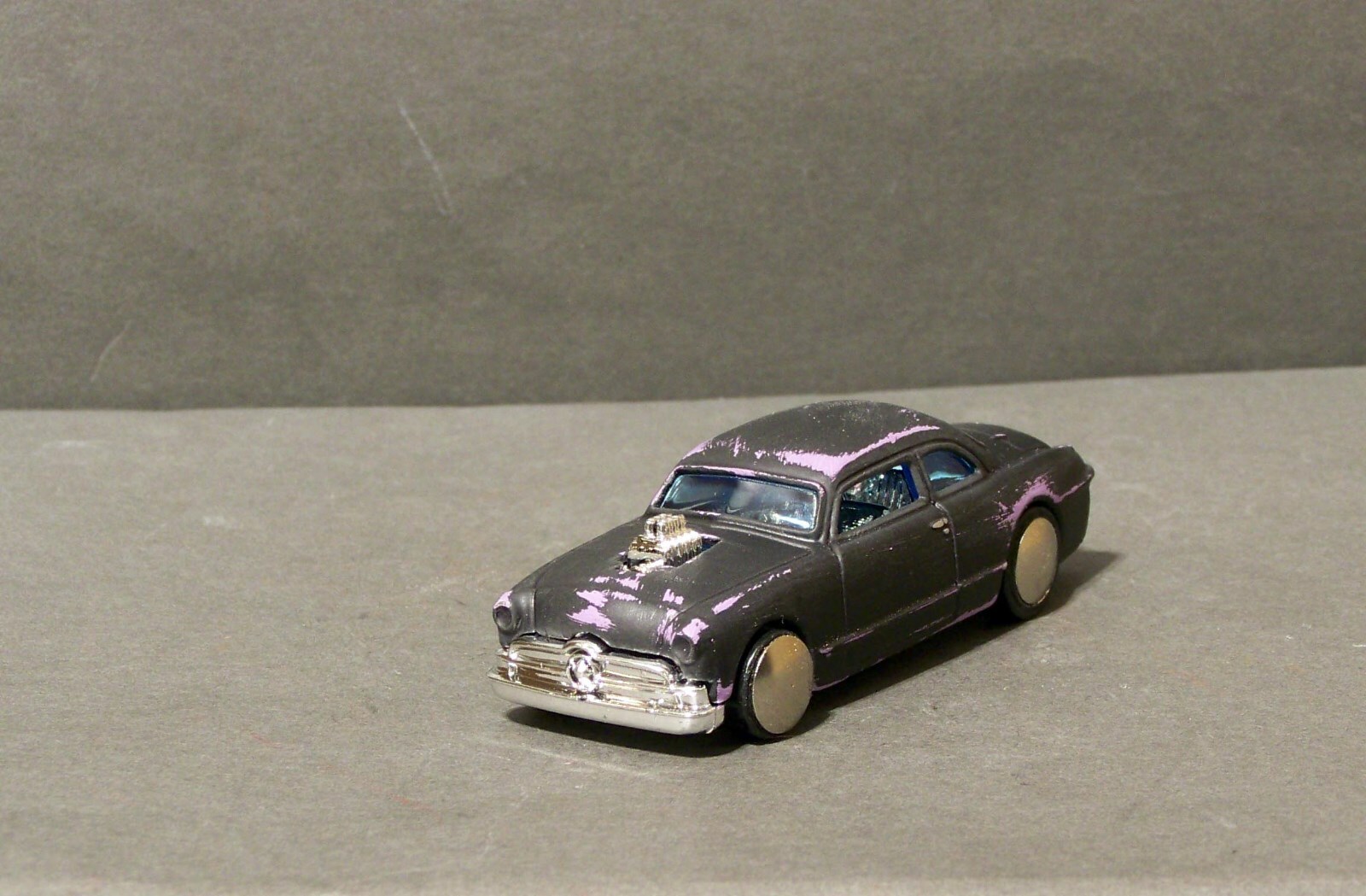 Custom HotWheels “RAT ROD” and package of “Movie Metal” CRY BABY depp