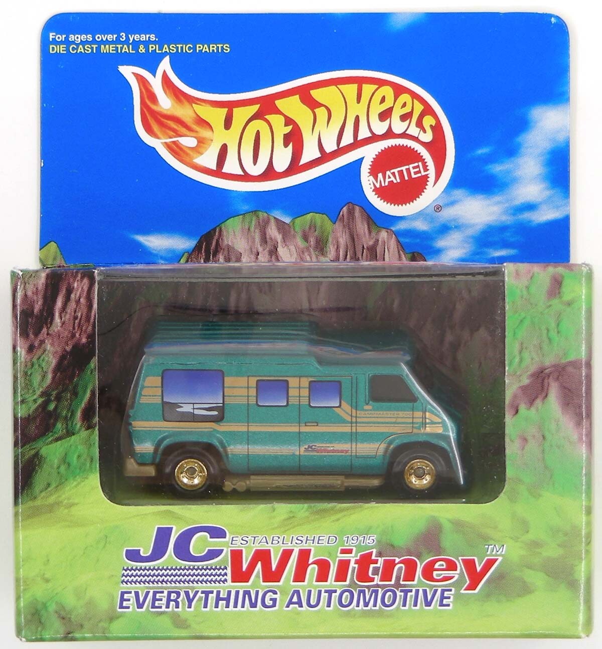 Custom Van Aqua JC Whitney Limited Edition Hot Wheels